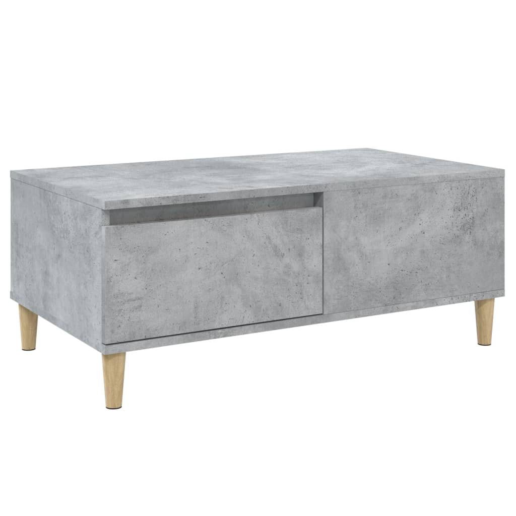 Măsuță de cafea, gri beton, 90x50x36,5 cm, lemn compozit GartenMobel Dekor