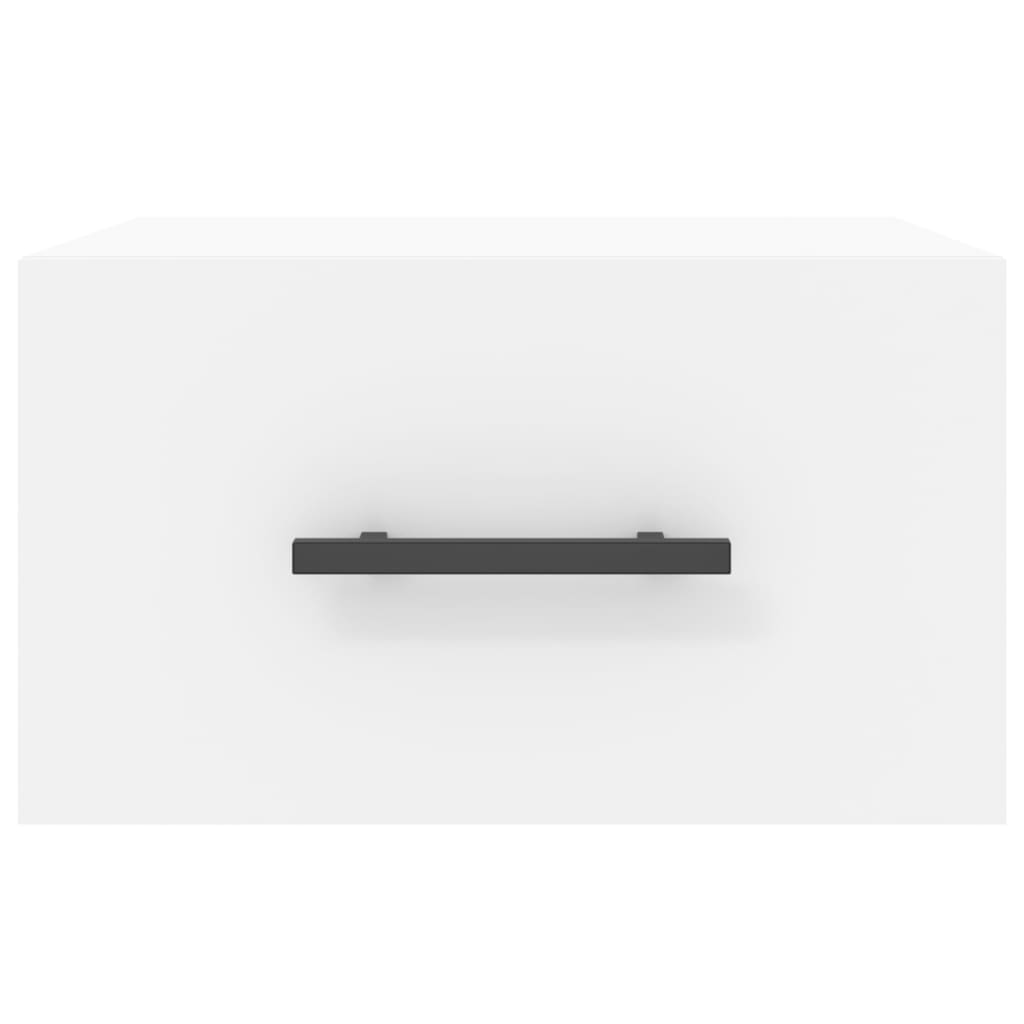 Noptiere de perete, 2 buc., alb, 35x35x20 cm GartenMobel Dekor
