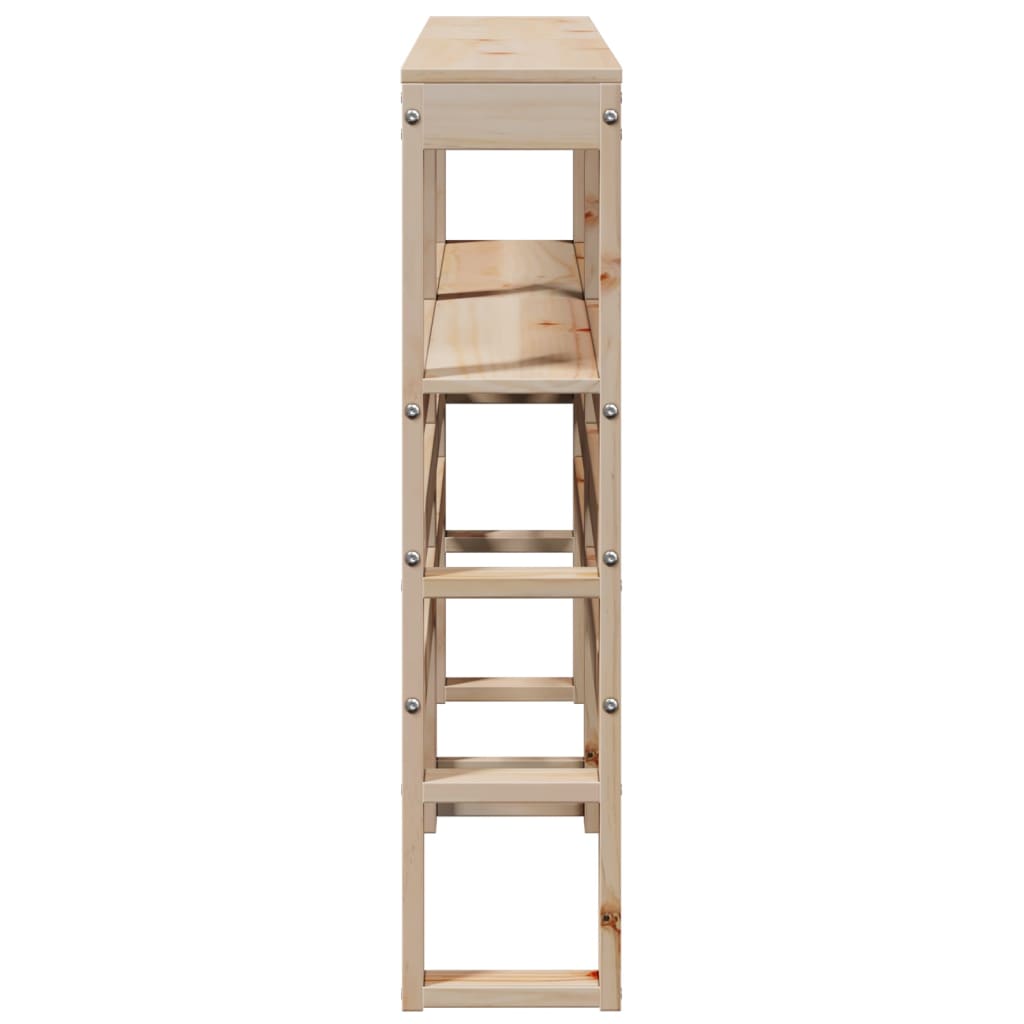 Tăblie de pat cu rafturi, 160 cm, lemn masiv de pin GartenMobel Dekor