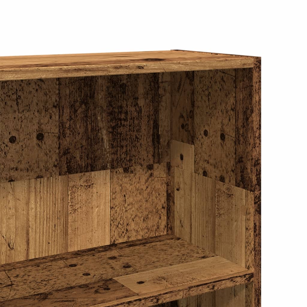 Bibliotecă, lemn vechi, 80x24x109 cm, lemn prelucrat GartenMobel Dekor