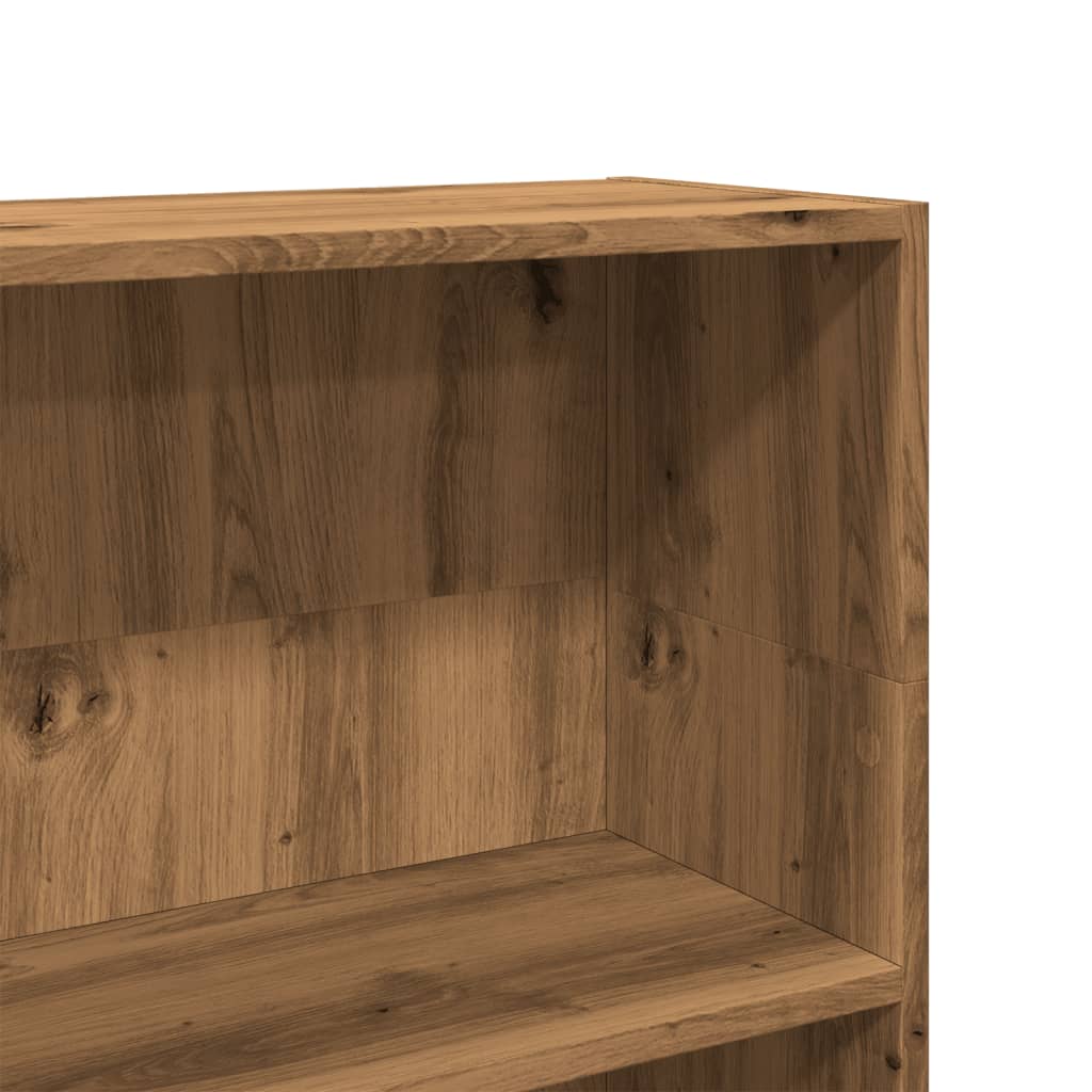 Bibliotecă, stejar artizanal, 80x24x109 cm, lemn prelucrat GartenMobel Dekor