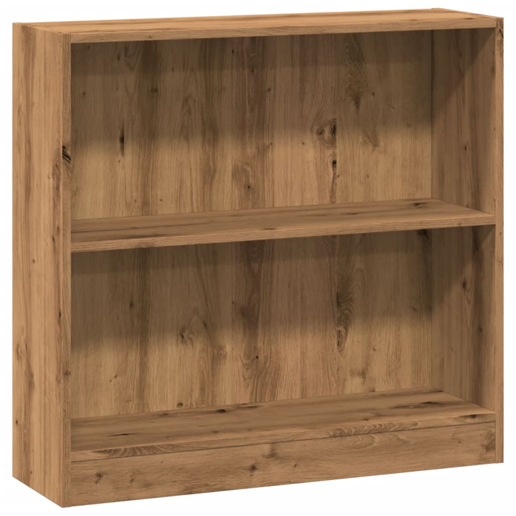 Bibliotecă, stejar artizanal, 80x24x76 cm, lemn prelucrat GartenMobel Dekor