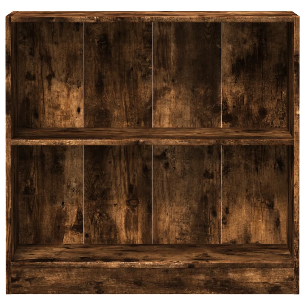 Bibliotecă, stejar fumuriu, 80x24x76 cm, lemn prelucrat GartenMobel Dekor