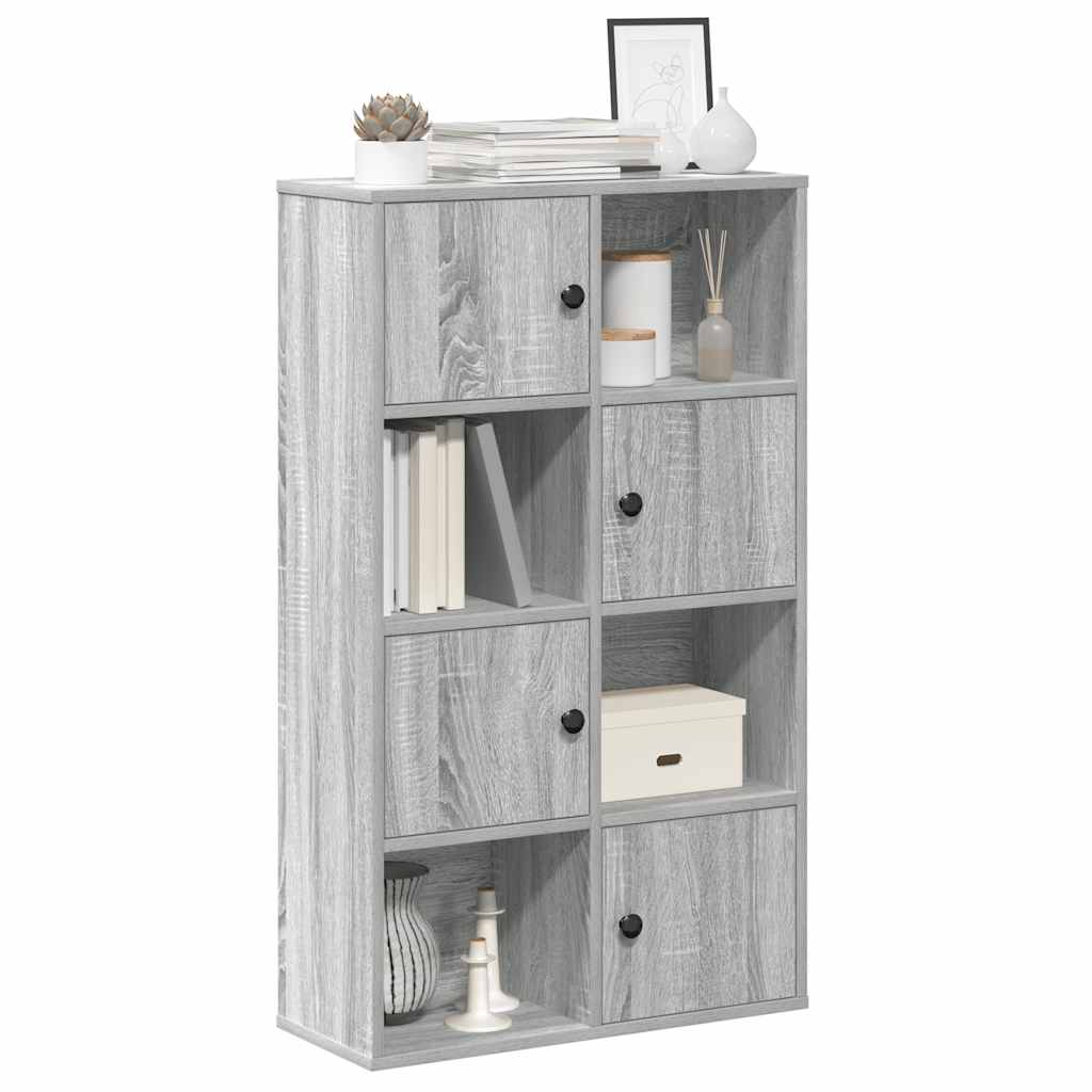 Bibliotecă, gri sonoma, 60x24x101,5 cm, lemn prelucrat GartenMobel Dekor