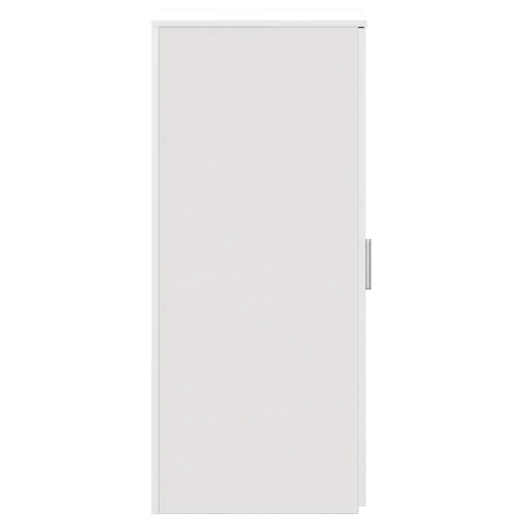 Dulap de depozitare alb 50x45x103,5 cm din lemn prelucrat GartenMobel Dekor