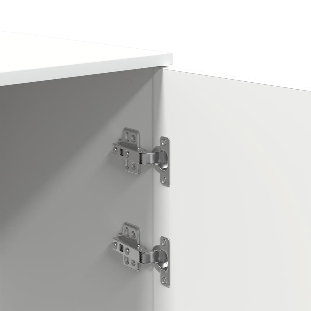 Dulap de depozitare alb 50x45x103,5 cm din lemn prelucrat GartenMobel Dekor