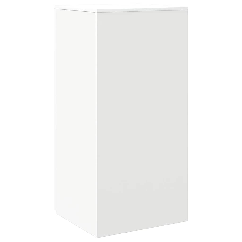 Dulap de depozitare alb 50x45x103,5 cm din lemn prelucrat GartenMobel Dekor