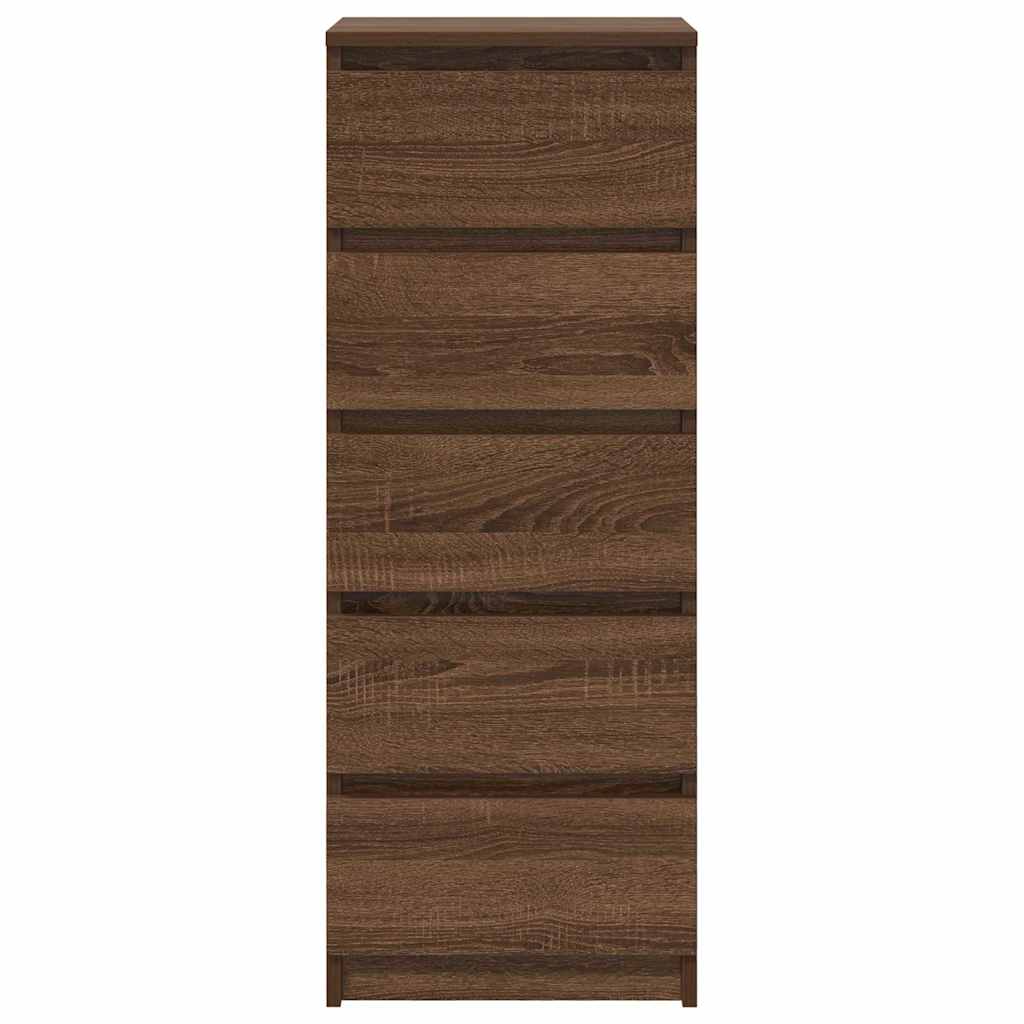 Bufetă cu sertare Stejar maro 37,5x35x99 cm Lemn prelucrat GartenMobel Dekor