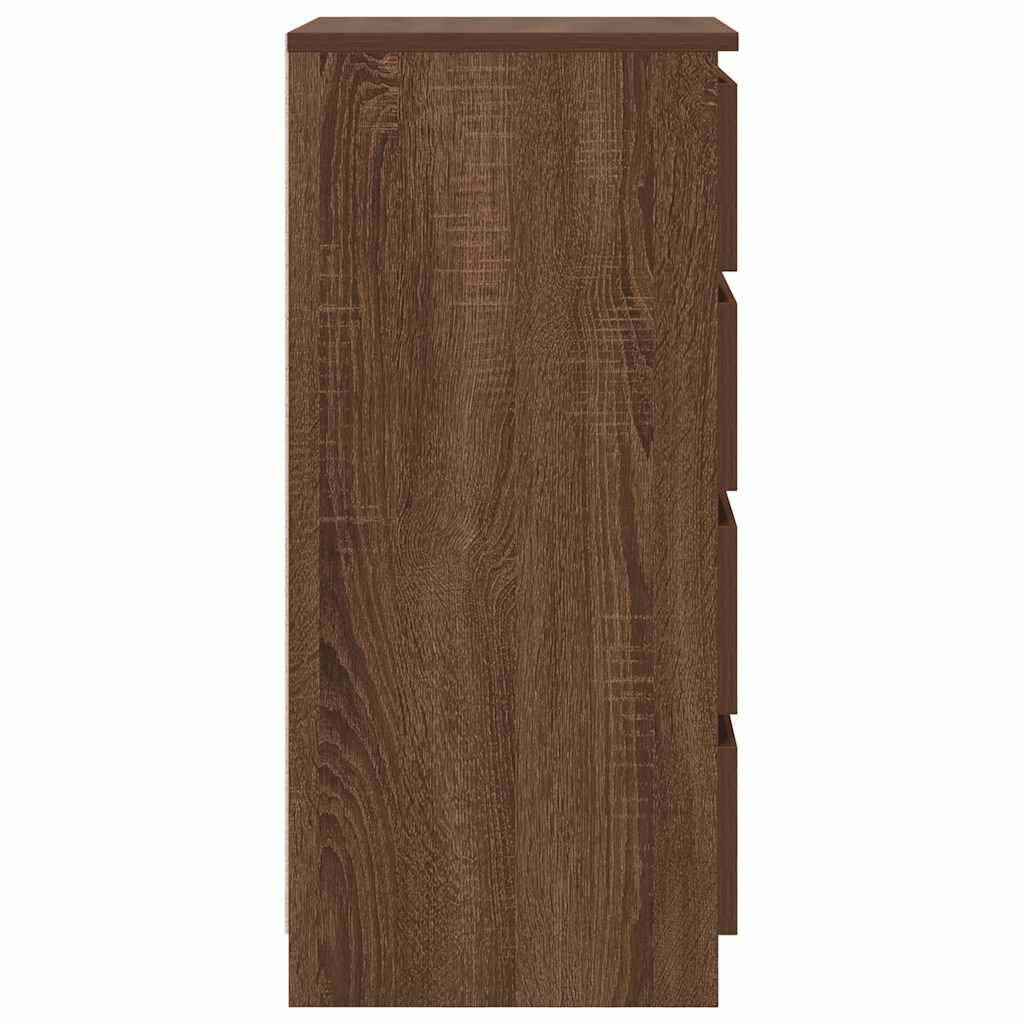 Bufetă cu sertare Stejar maro 37,5x35x99 cm Lemn prelucrat GartenMobel Dekor