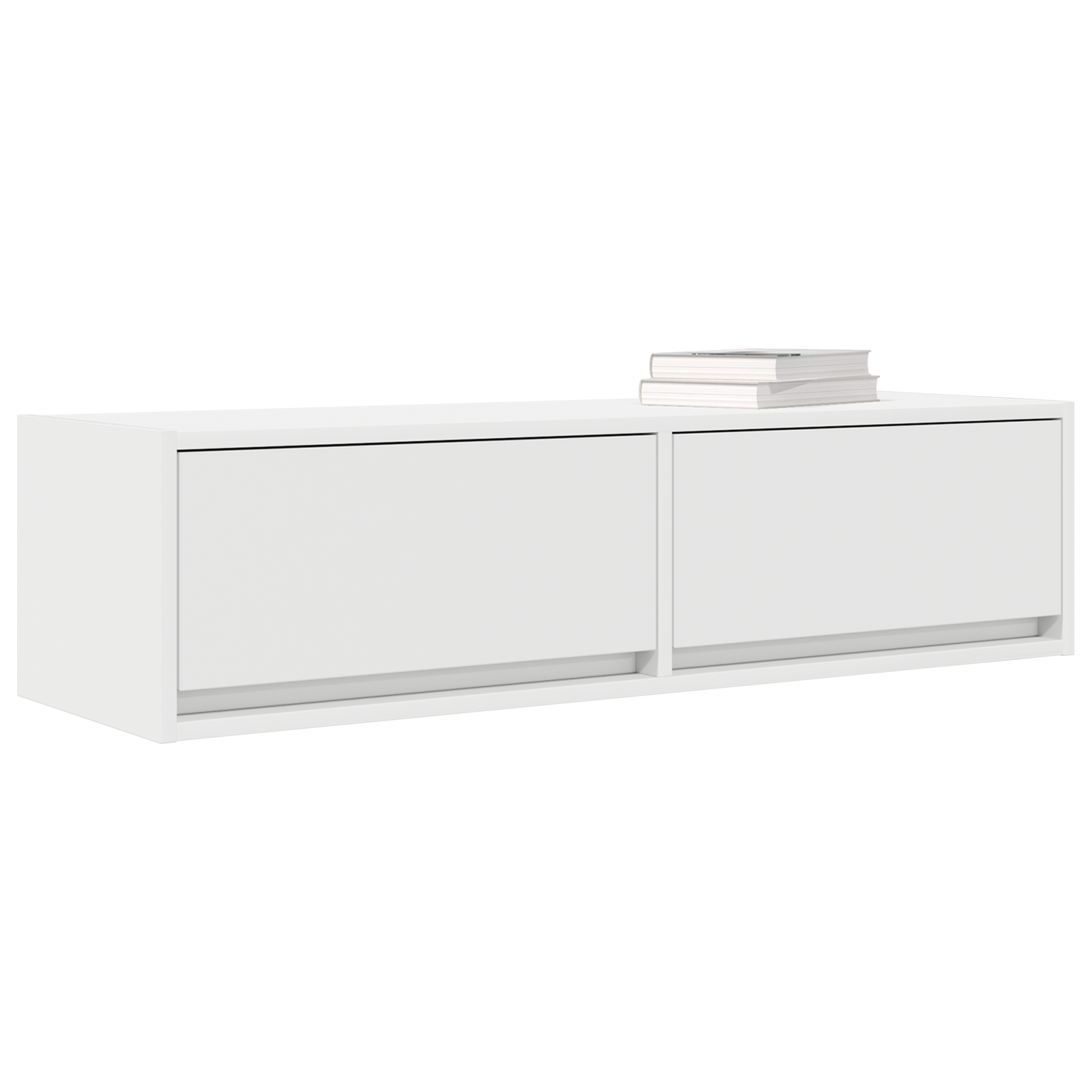 Dulap TV, alb, 100x31x25,5 cm, lemn prelucrat GartenMobel Dekor
