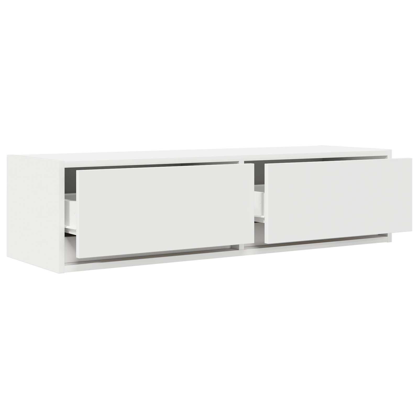 Dulap TV, alb, 100x31x25,5 cm, lemn prelucrat GartenMobel Dekor