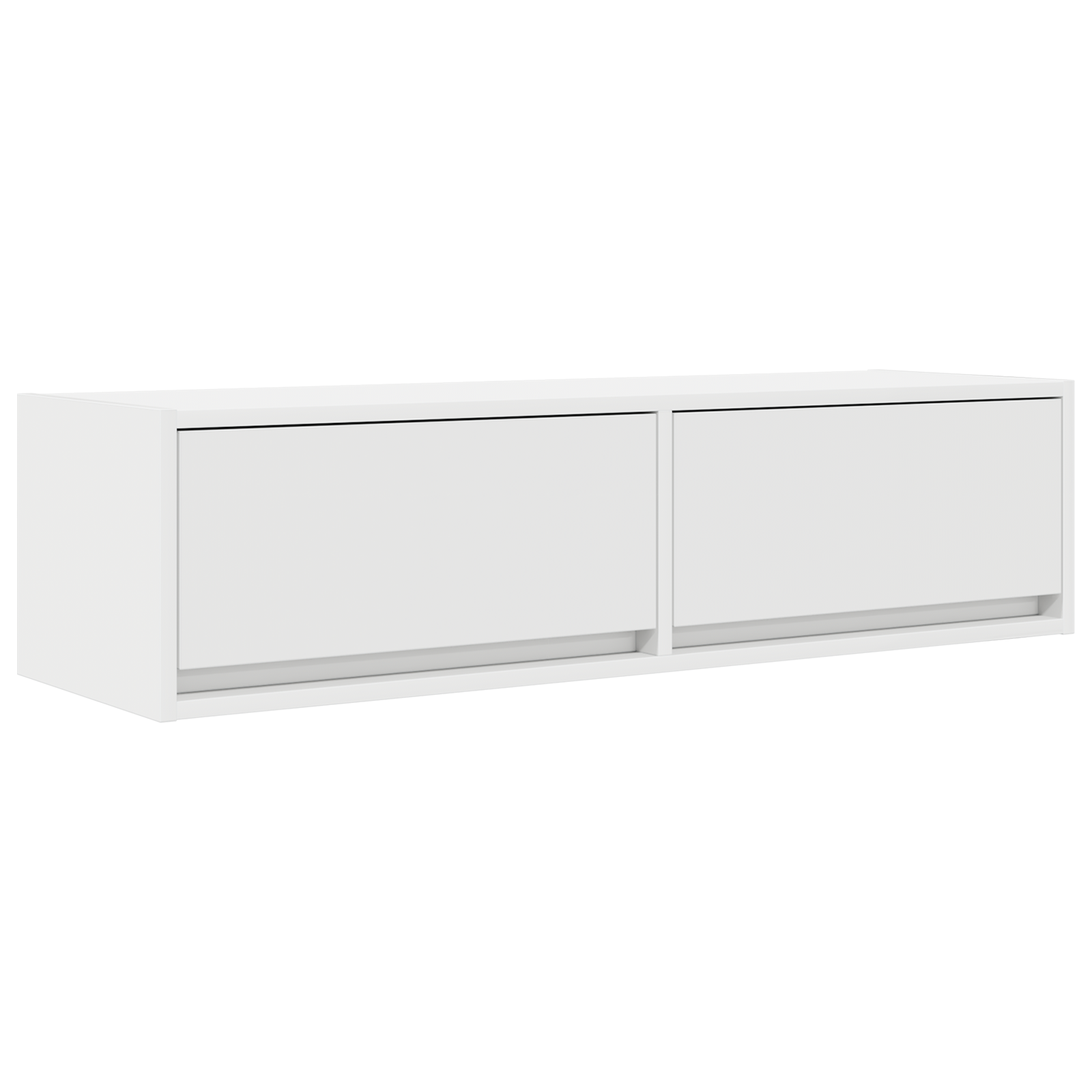 Dulap TV, alb, 100x31x25,5 cm, lemn prelucrat GartenMobel Dekor