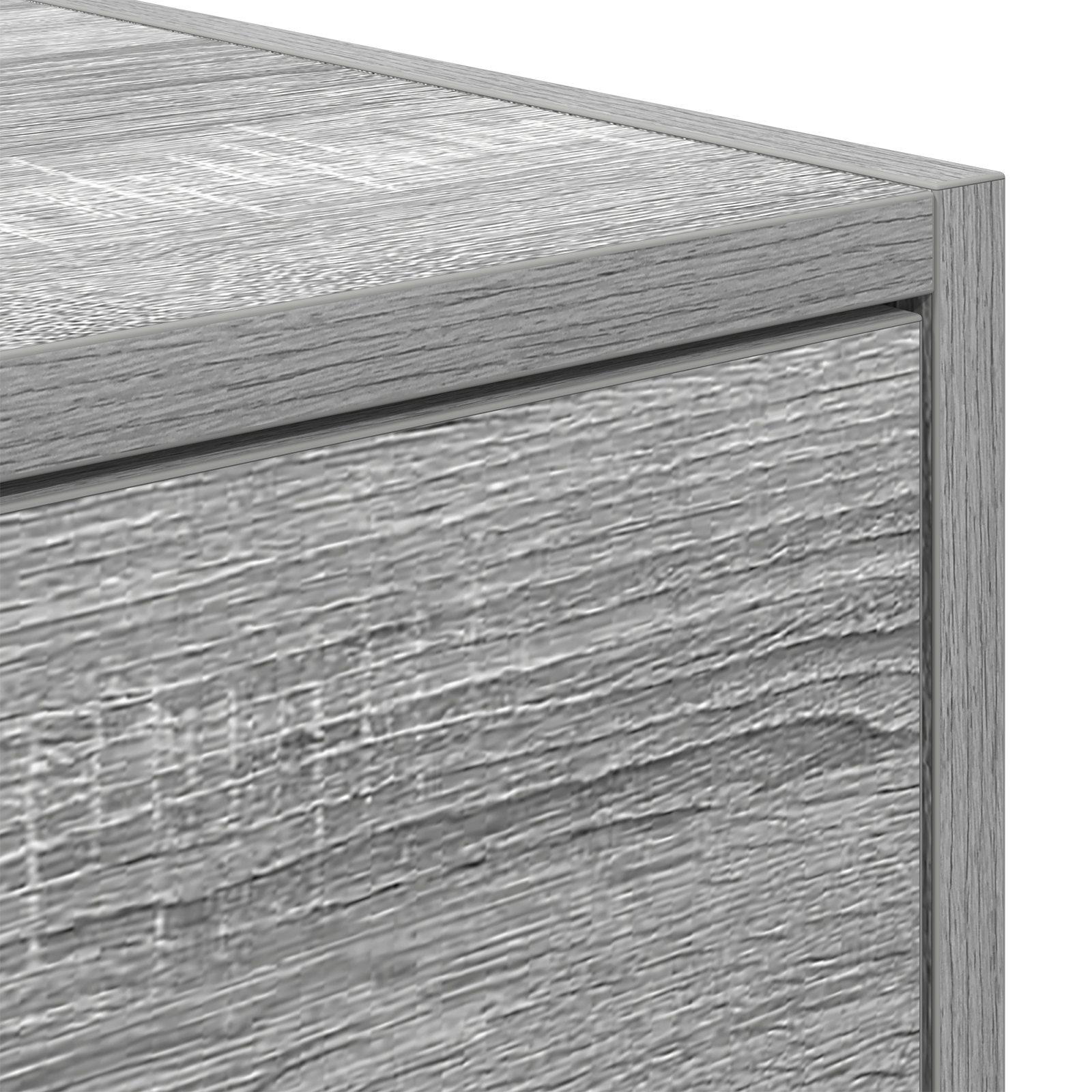 Dulap TV, gri sonoma, 100x31x25,5 cm, lemn prelucrat GartenMobel Dekor