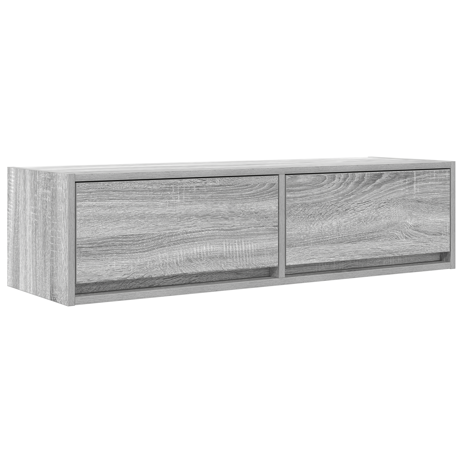 Dulap TV, gri sonoma, 100x31x25,5 cm, lemn prelucrat GartenMobel Dekor