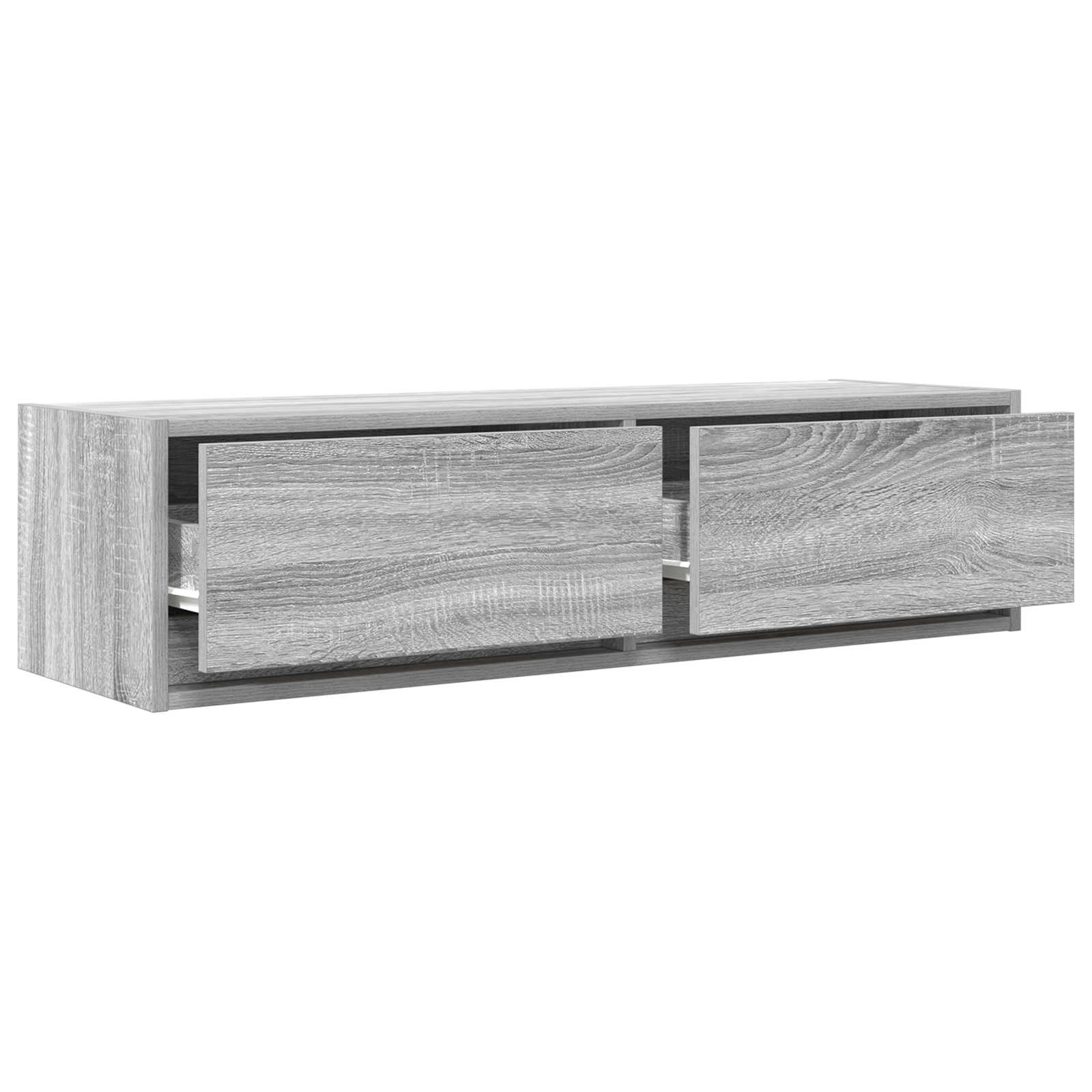 Dulap TV, gri sonoma, 100x31x25,5 cm, lemn prelucrat GartenMobel Dekor