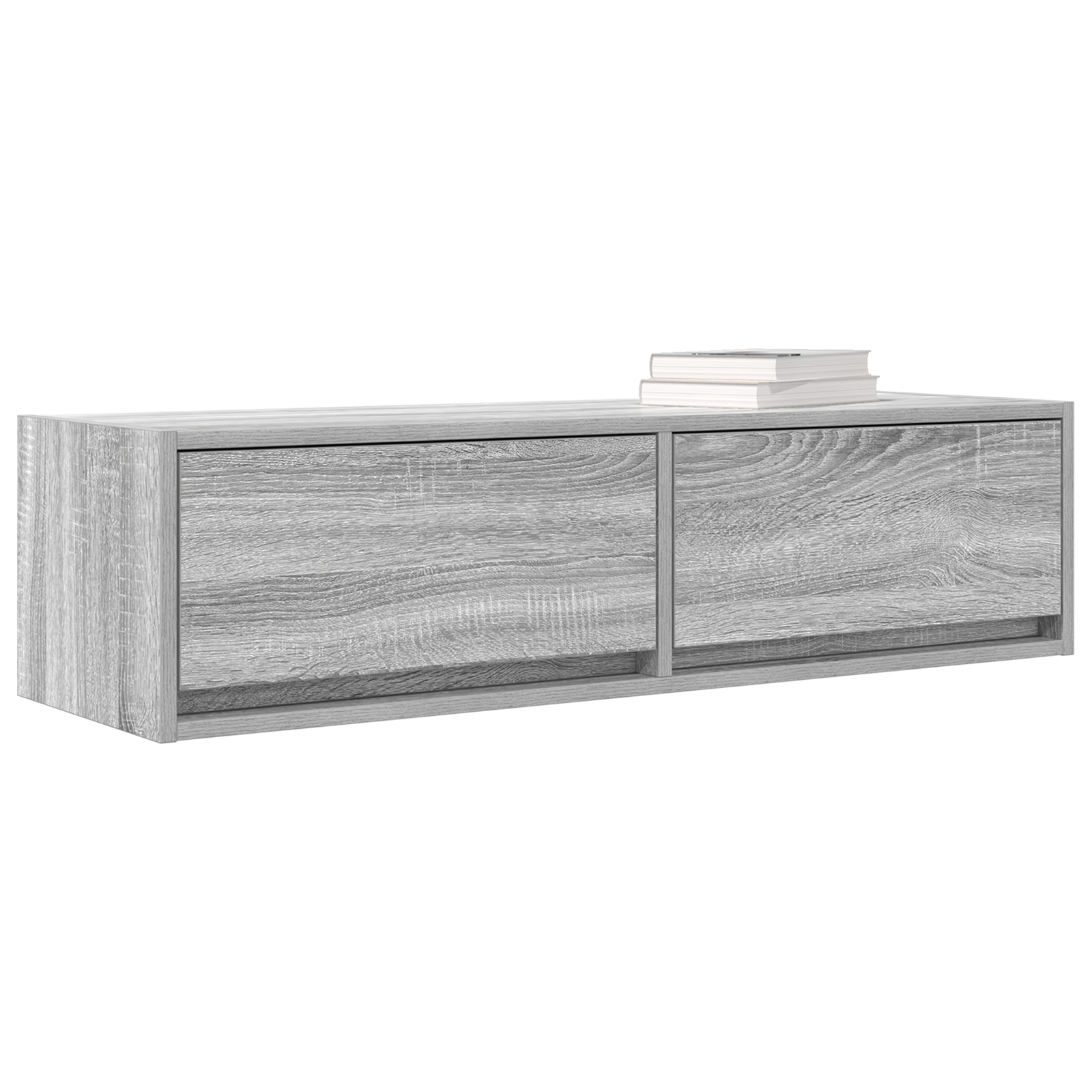 Dulap TV, gri sonoma, 100x31x25,5 cm, lemn prelucrat GartenMobel Dekor
