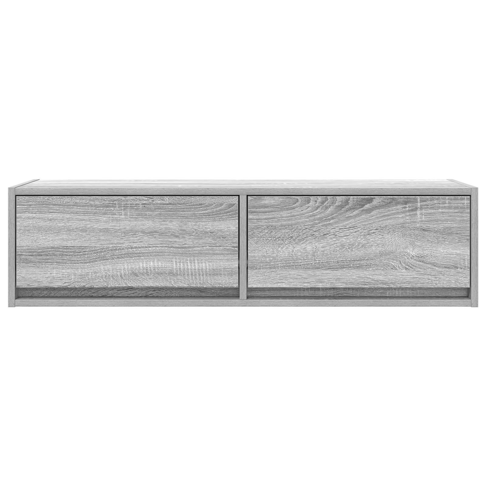 Dulap TV, gri sonoma, 100x31x25,5 cm, lemn prelucrat GartenMobel Dekor