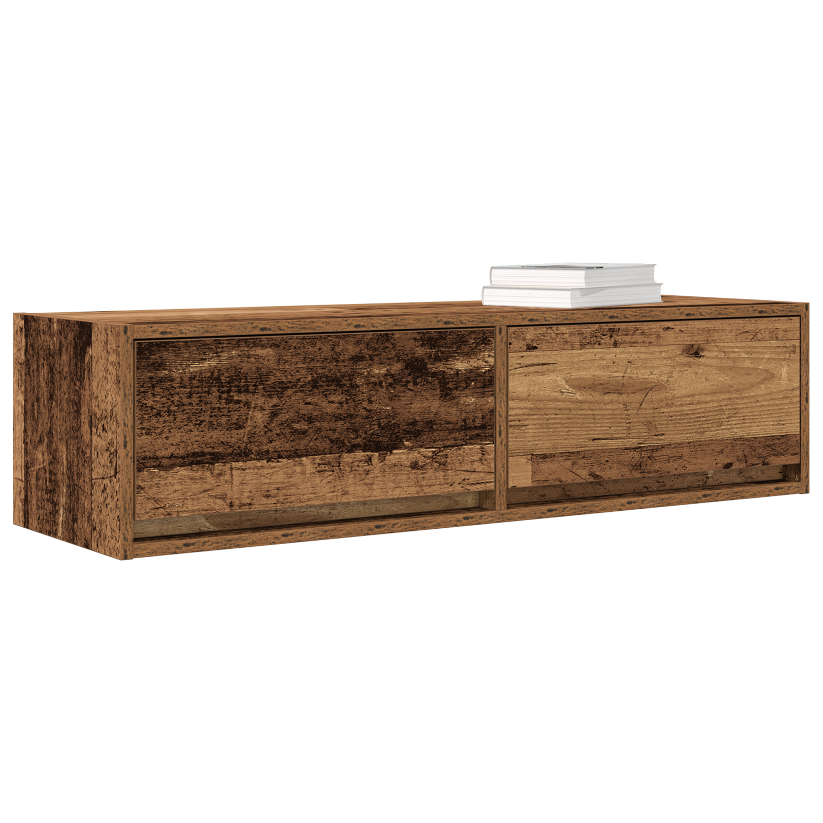 Dulap TV, lemn vechi, 100x31x25,5 cm, lemn prelucrat GartenMobel Dekor