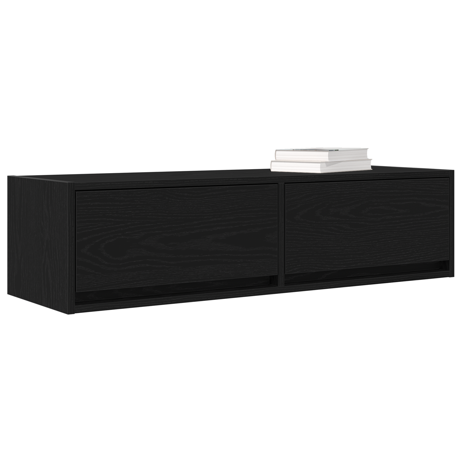 Dulap TV, stejar negru, 100x31x25,5 cm, lemn prelucrat GartenMobel Dekor