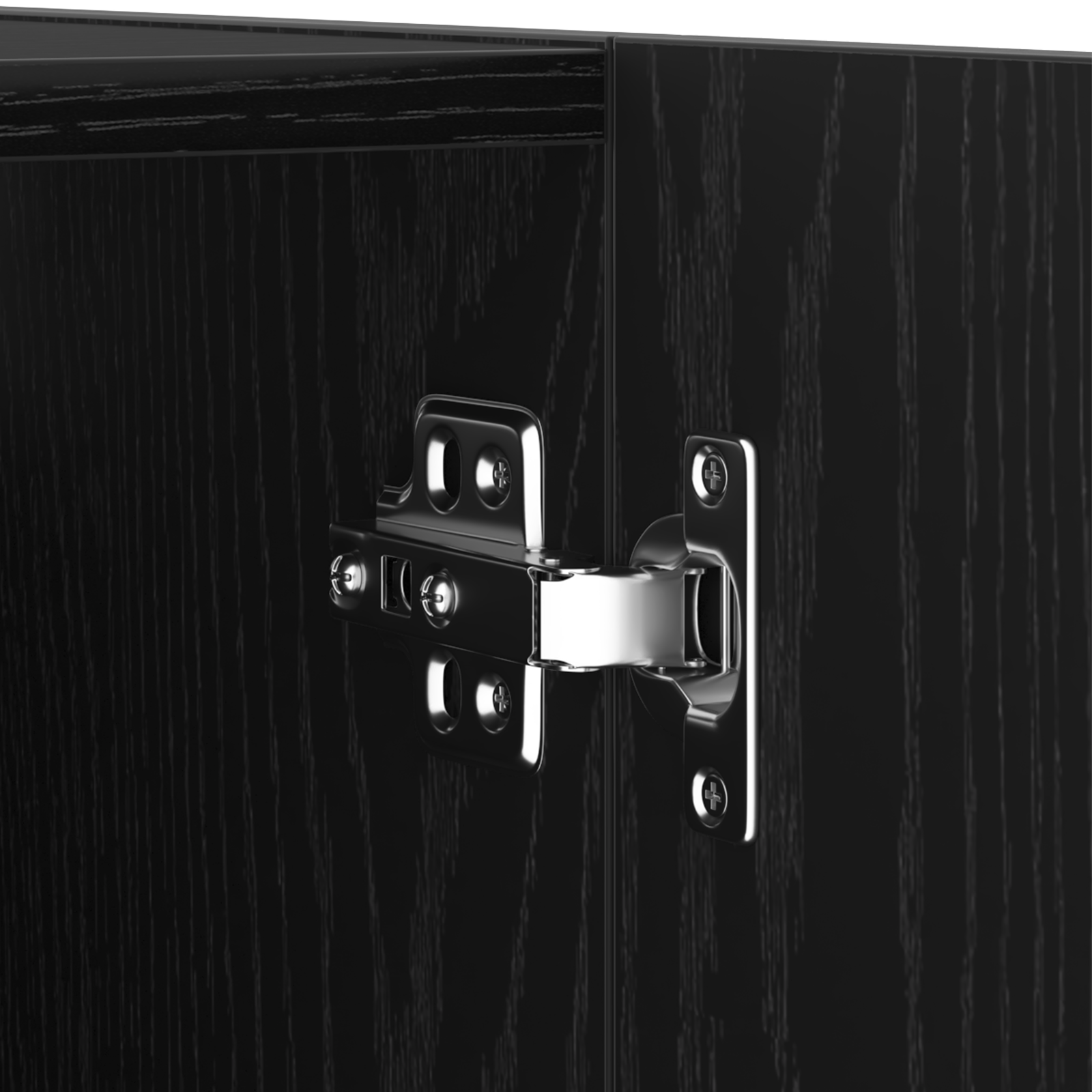 Dulap TV de perete Stejar Negru 30,5x30x90 cm Lemn prelucrat GartenMobel Dekor