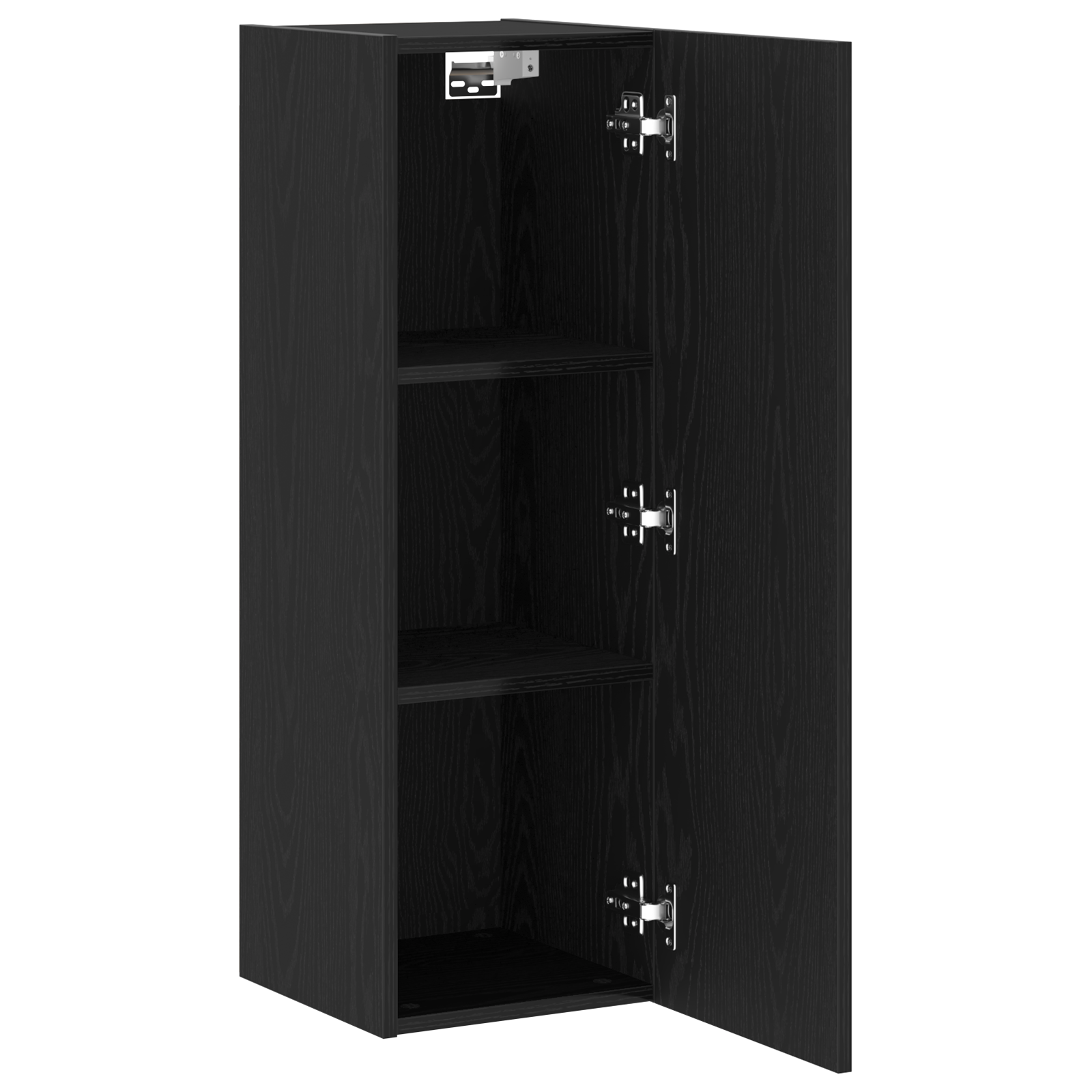 Dulap TV de perete Stejar Negru 30,5x30x90 cm Lemn prelucrat GartenMobel Dekor