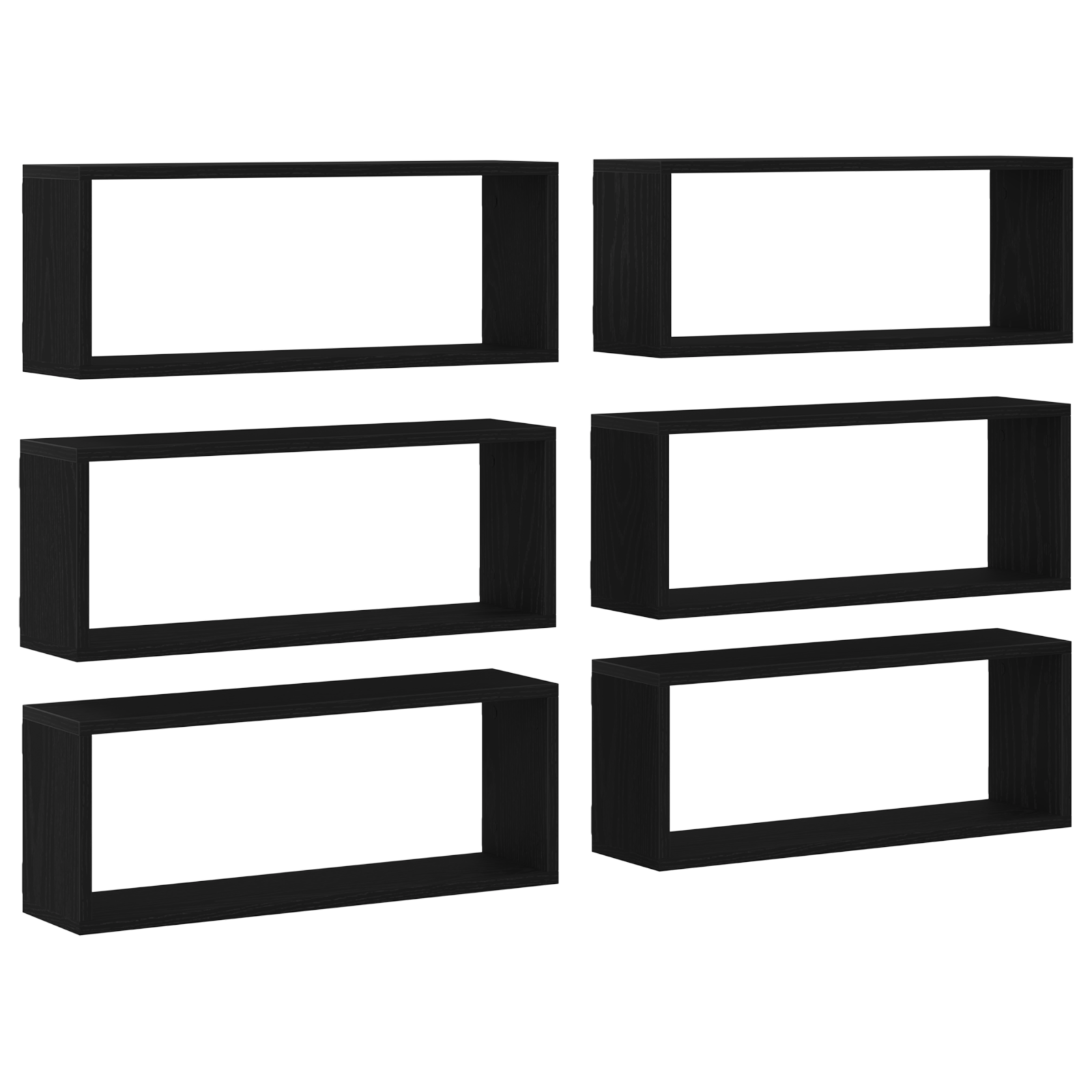 Rafturi de perete, 6 buc., stejar artizanal, 60x15x23 cm, lemn GartenMobel Dekor