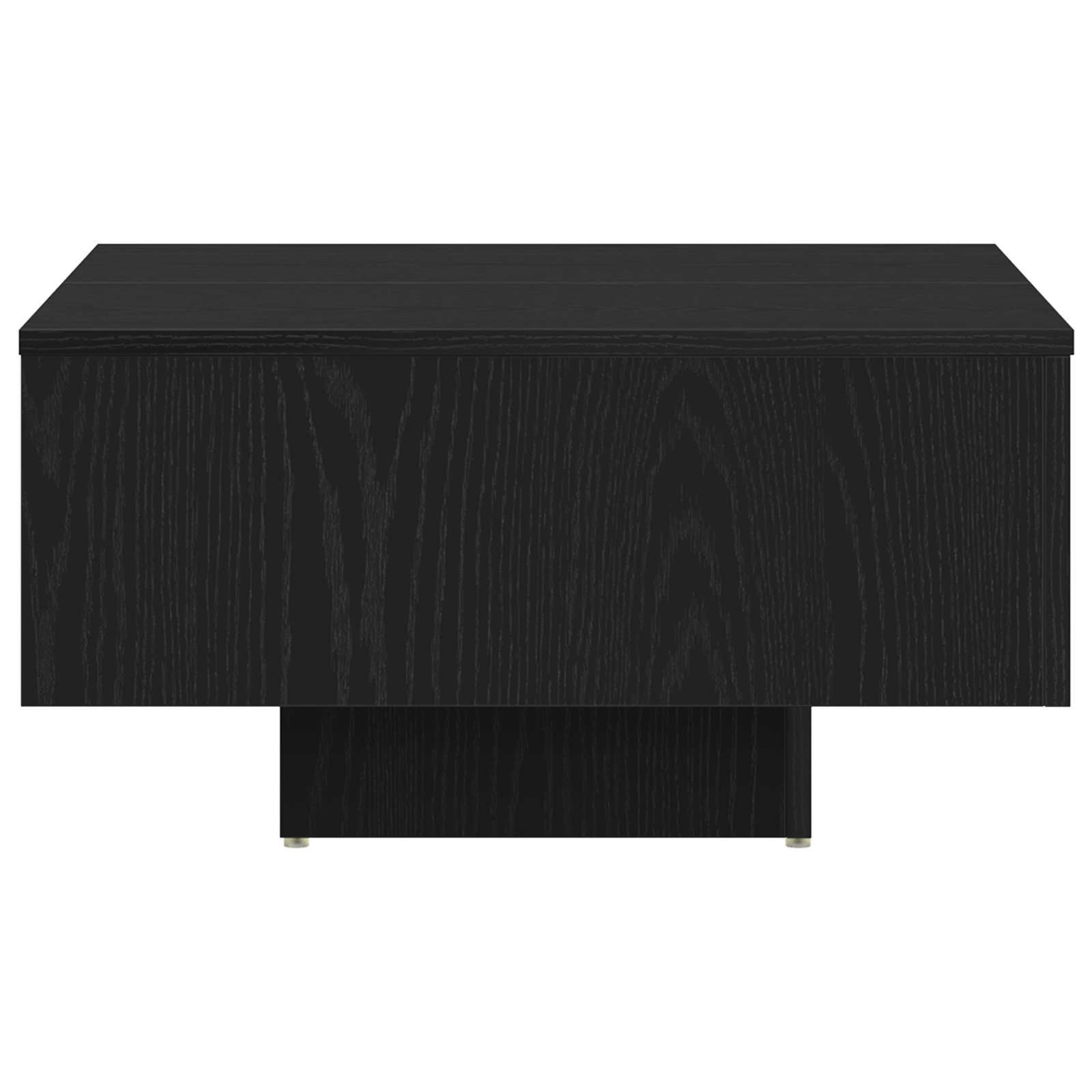 Mese de cafea  din lemn ingineresc, negre, 60 x 60 x 31,5 cm GartenMobel Dekor