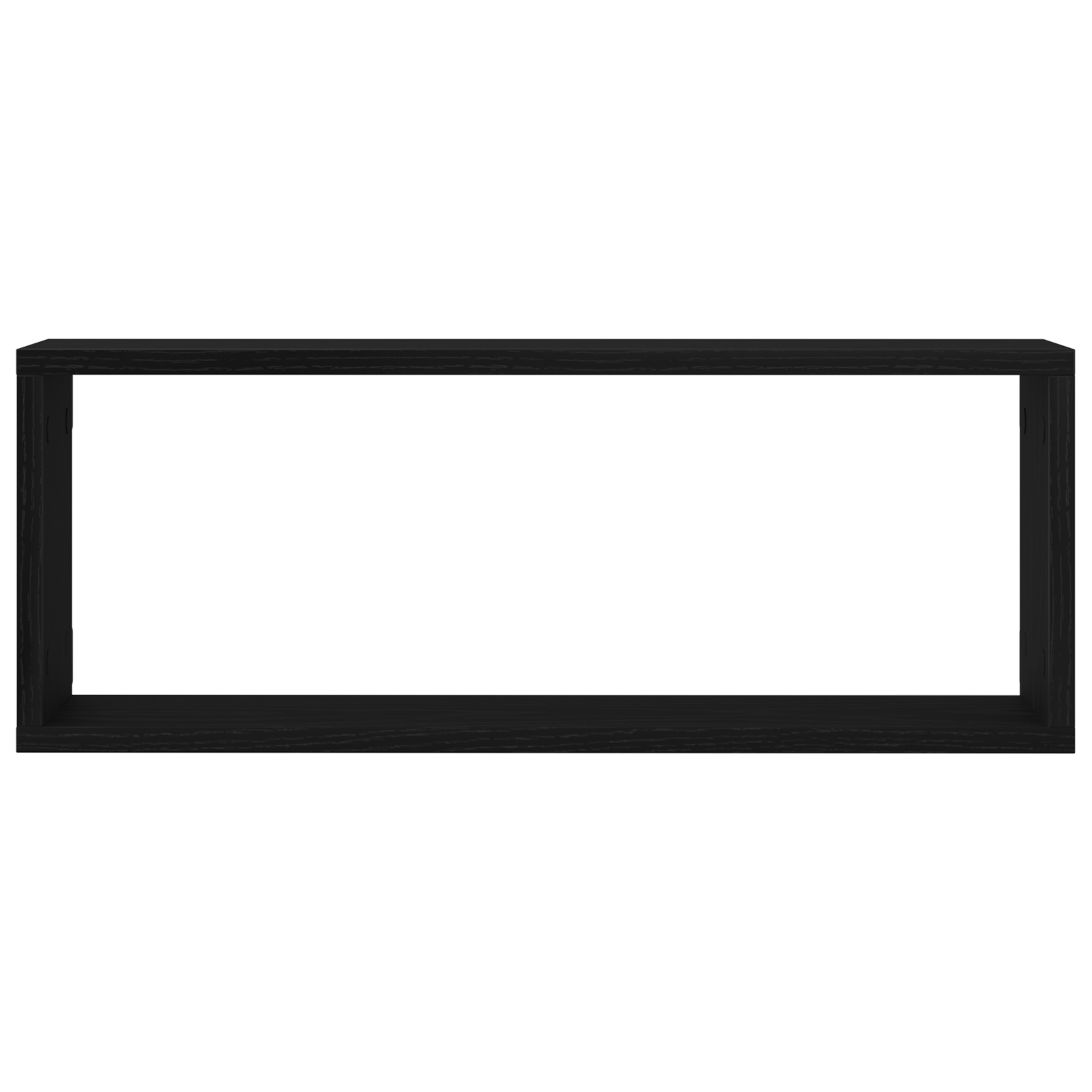 Rafturi vitaXL 2 buc Negru Stejar 60x15x23 cm Făcute din lemn lamelat GartenMobel Dekor