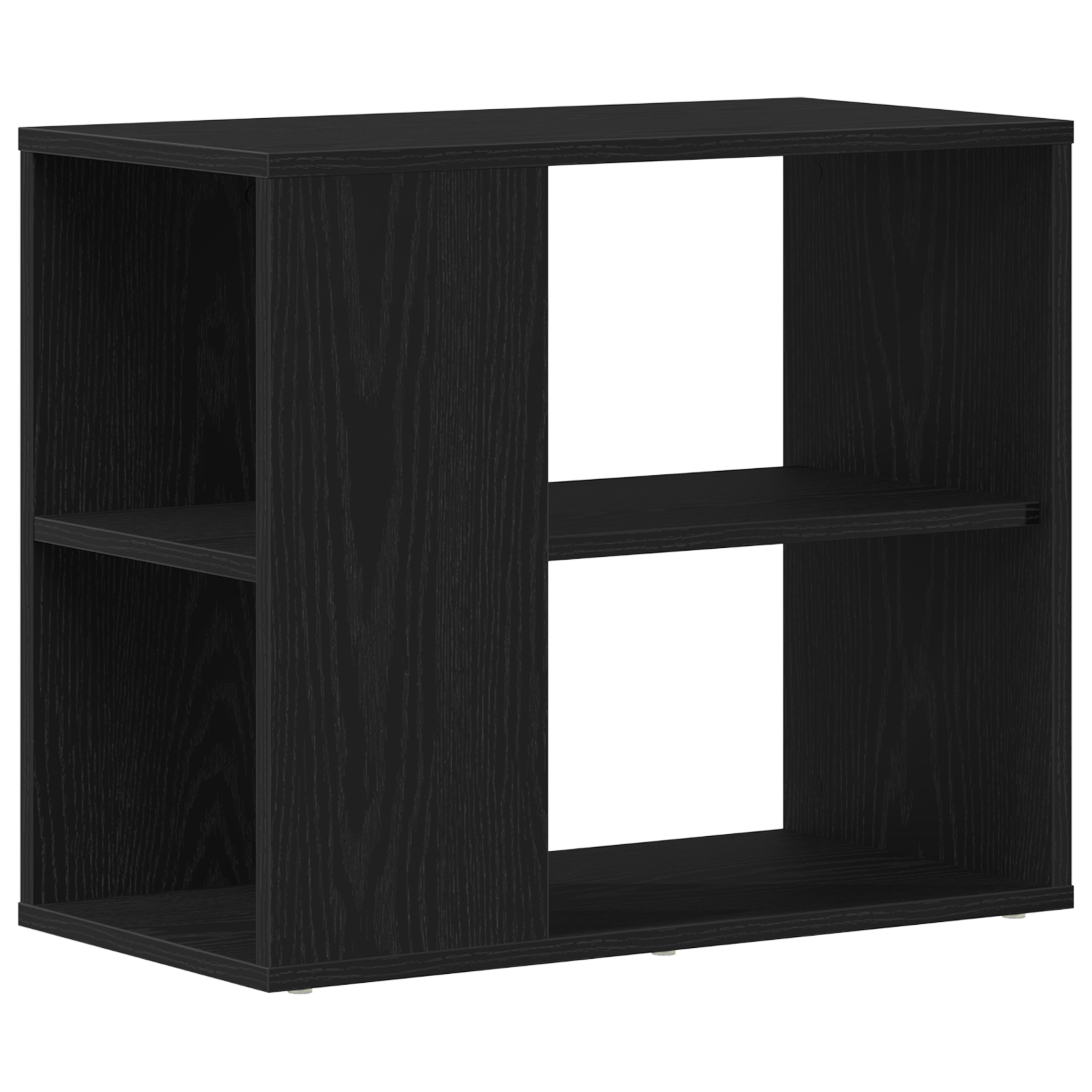 bufet  Negru Stejar 60x30x50 cm Lemn prelucrat GartenMobel Dekor