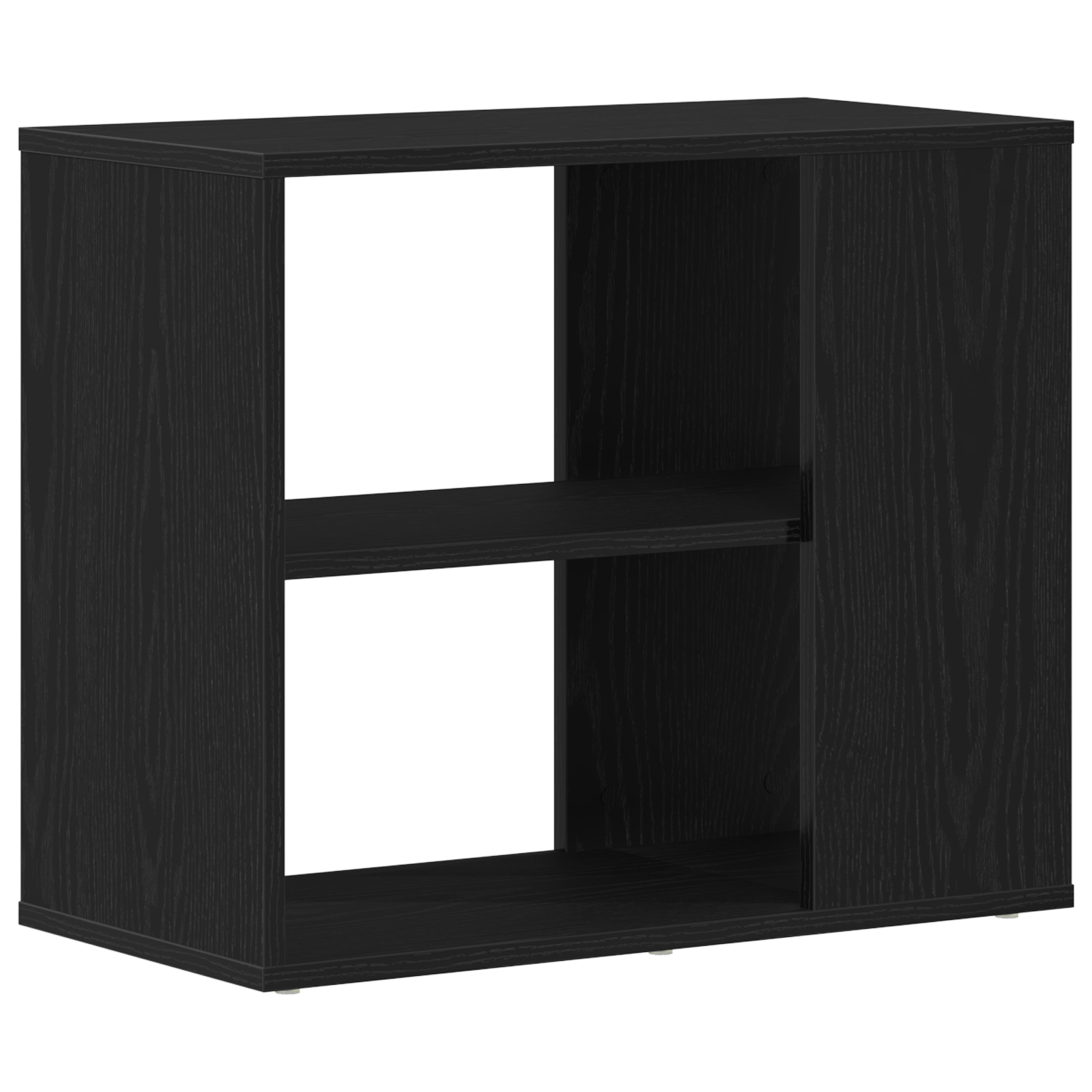 bufet  Negru Stejar 60x30x50 cm Lemn prelucrat GartenMobel Dekor
