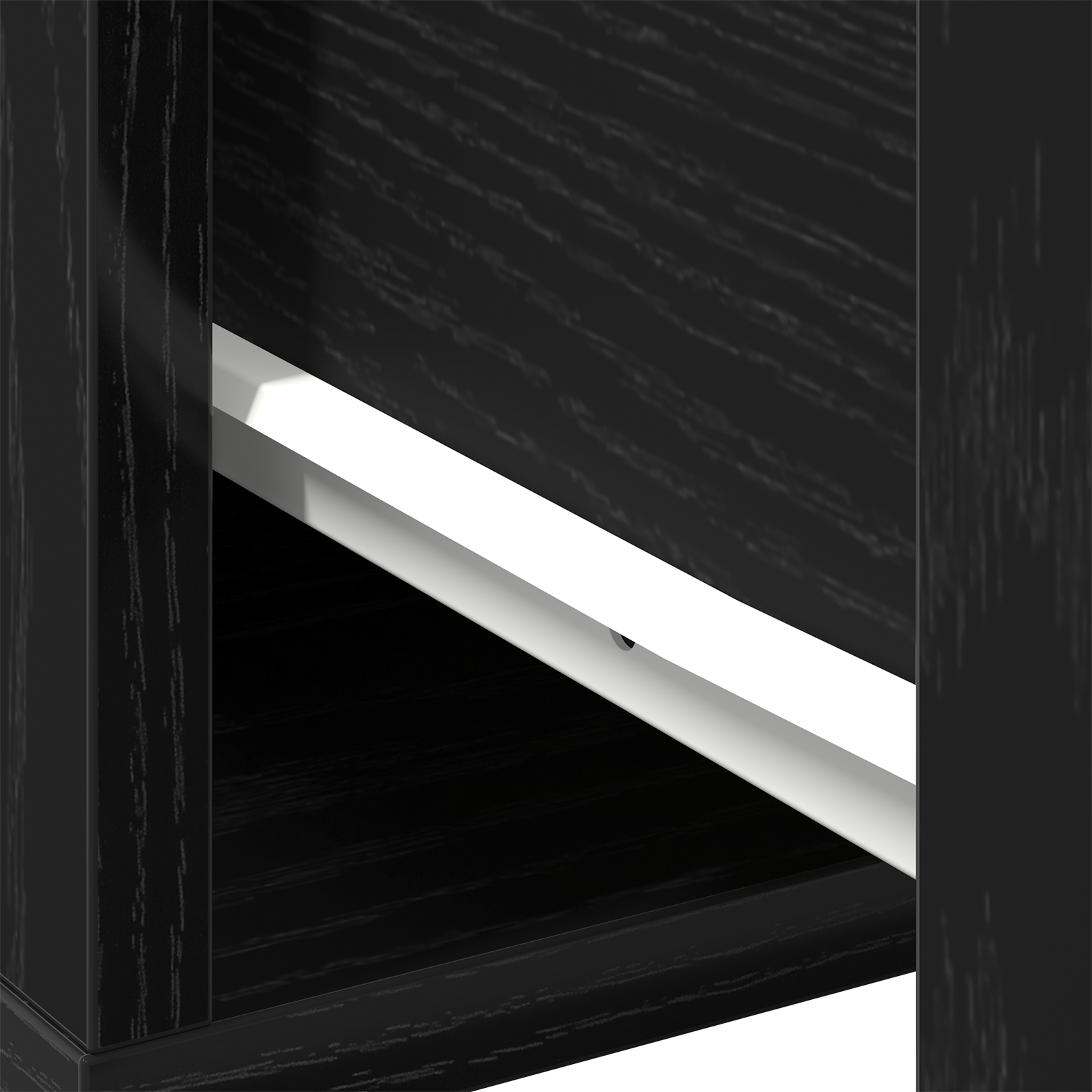 masă de cafea  Negru Stejar 60x60x38 cm din Lemn Compozit GartenMobel Dekor