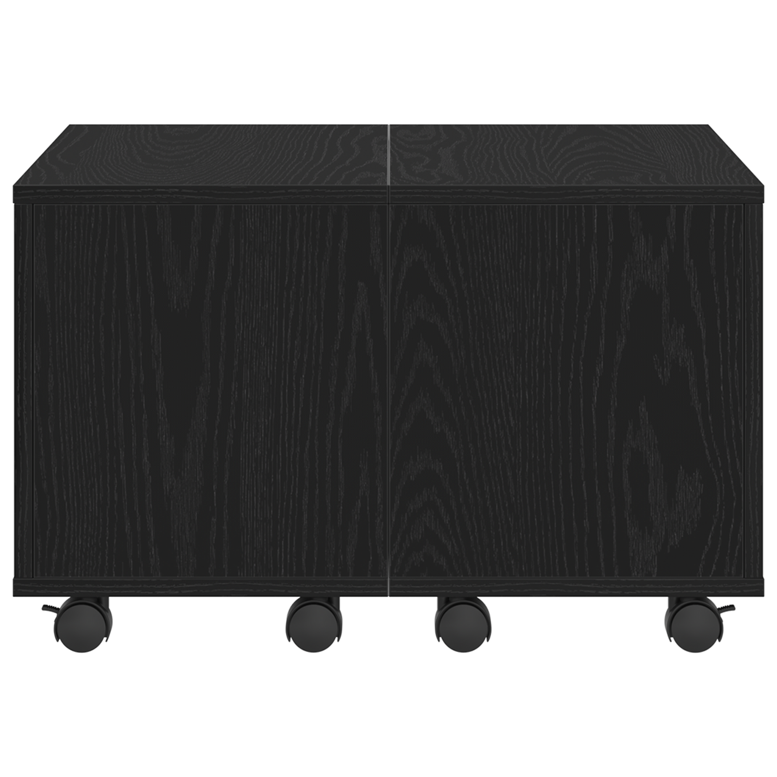 masă de cafea  Negru Stejar 60x60x38 cm din Lemn Compozit GartenMobel Dekor