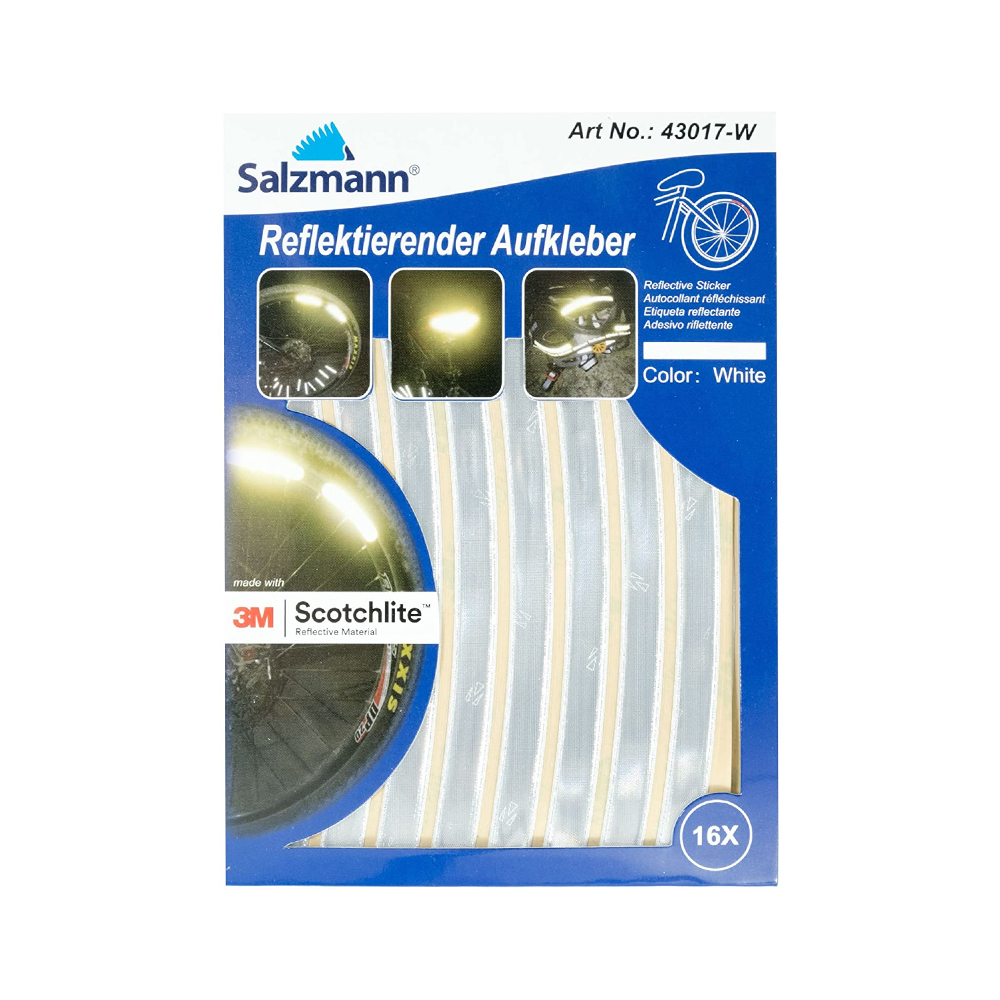 Abtibilde Reflectorizante Salzmann 3M - Argintiu Ultimate FactoryBikes