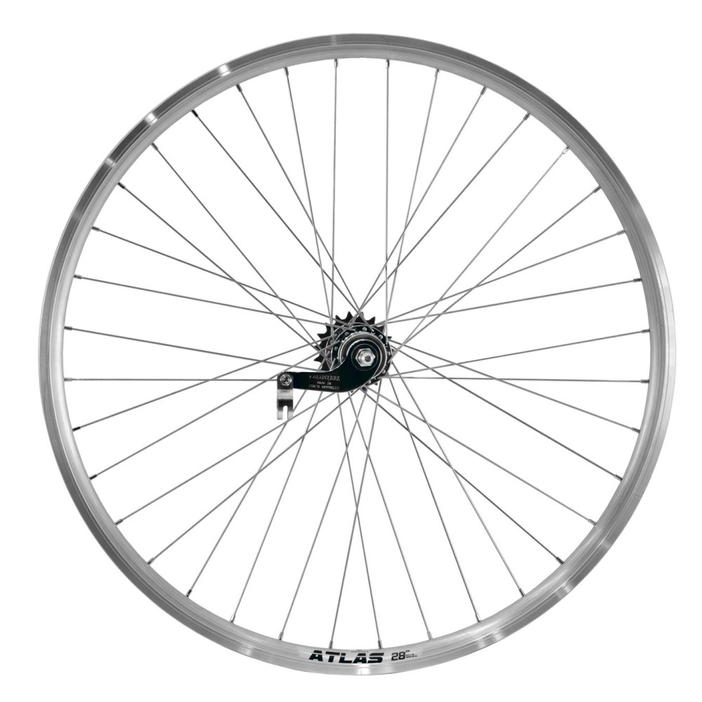 Roata Spate Bicicleta Cerurim - 28 Inch, 36H, 622 x 18, Argintiu Ultimate FactoryBikes
