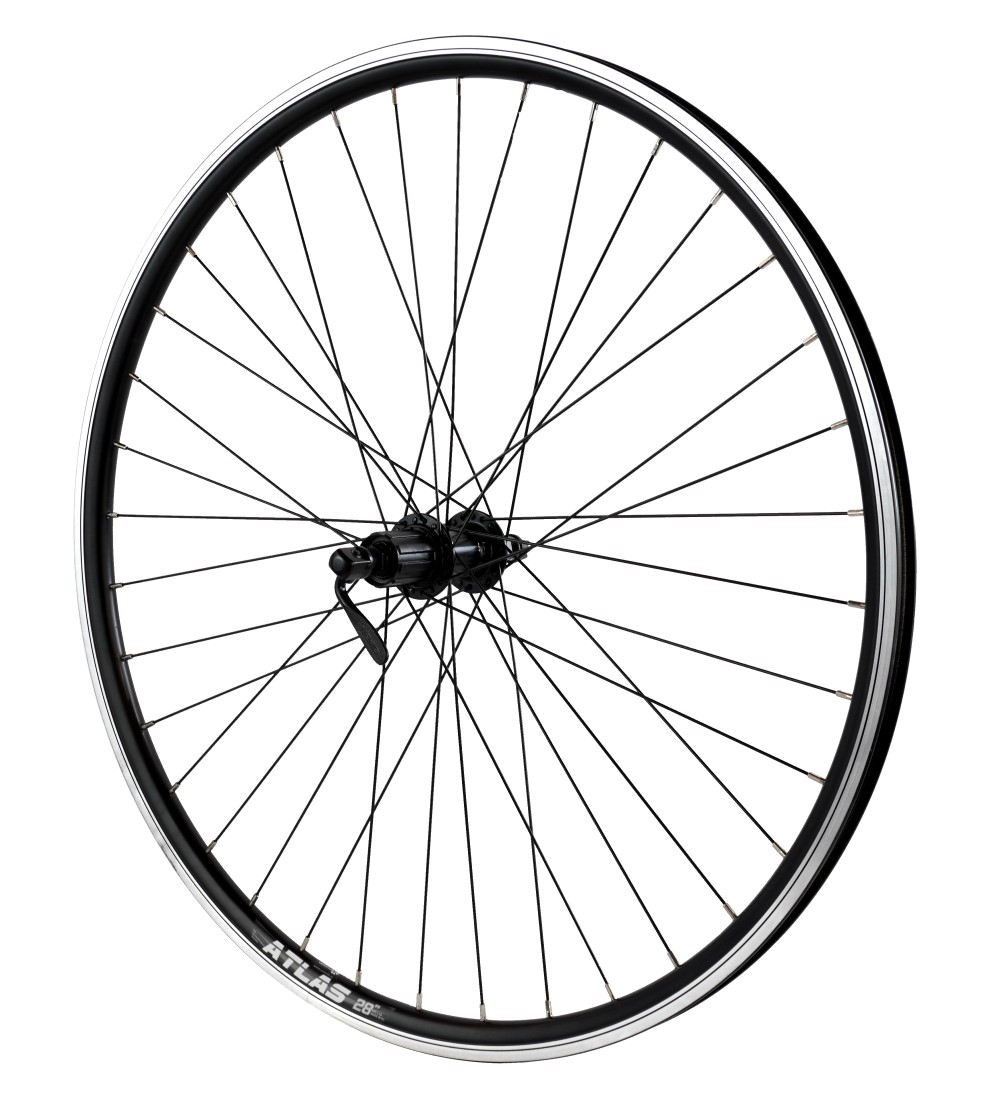 Roata Spate Bicicleta Cerurim 28 Inch, 32H, Negru Ultimate FactoryBikes