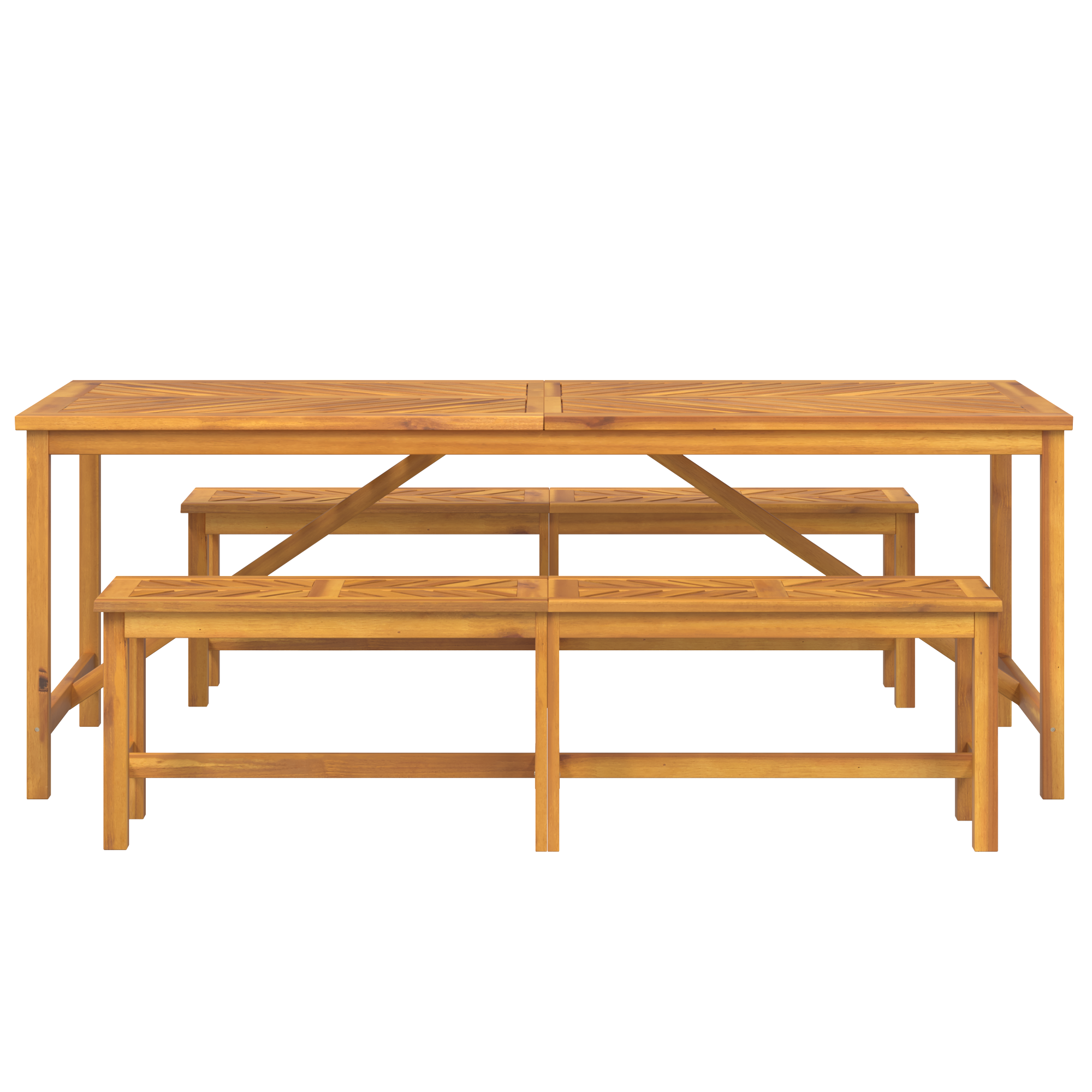 Set de dining pentru grădină din lemn masiv de acacia GartenMobel Dekor