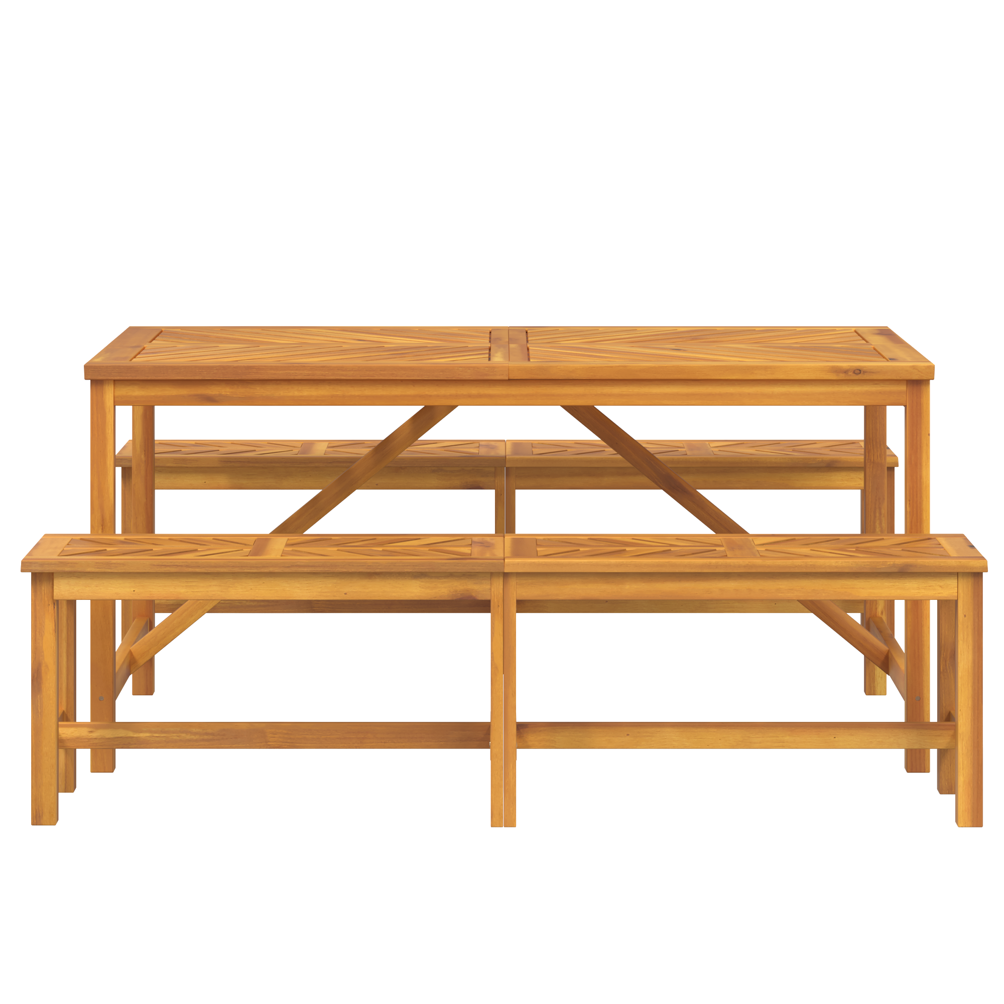 Set masă grădină 3 piese lemn masiv acacia GartenMobel Dekor