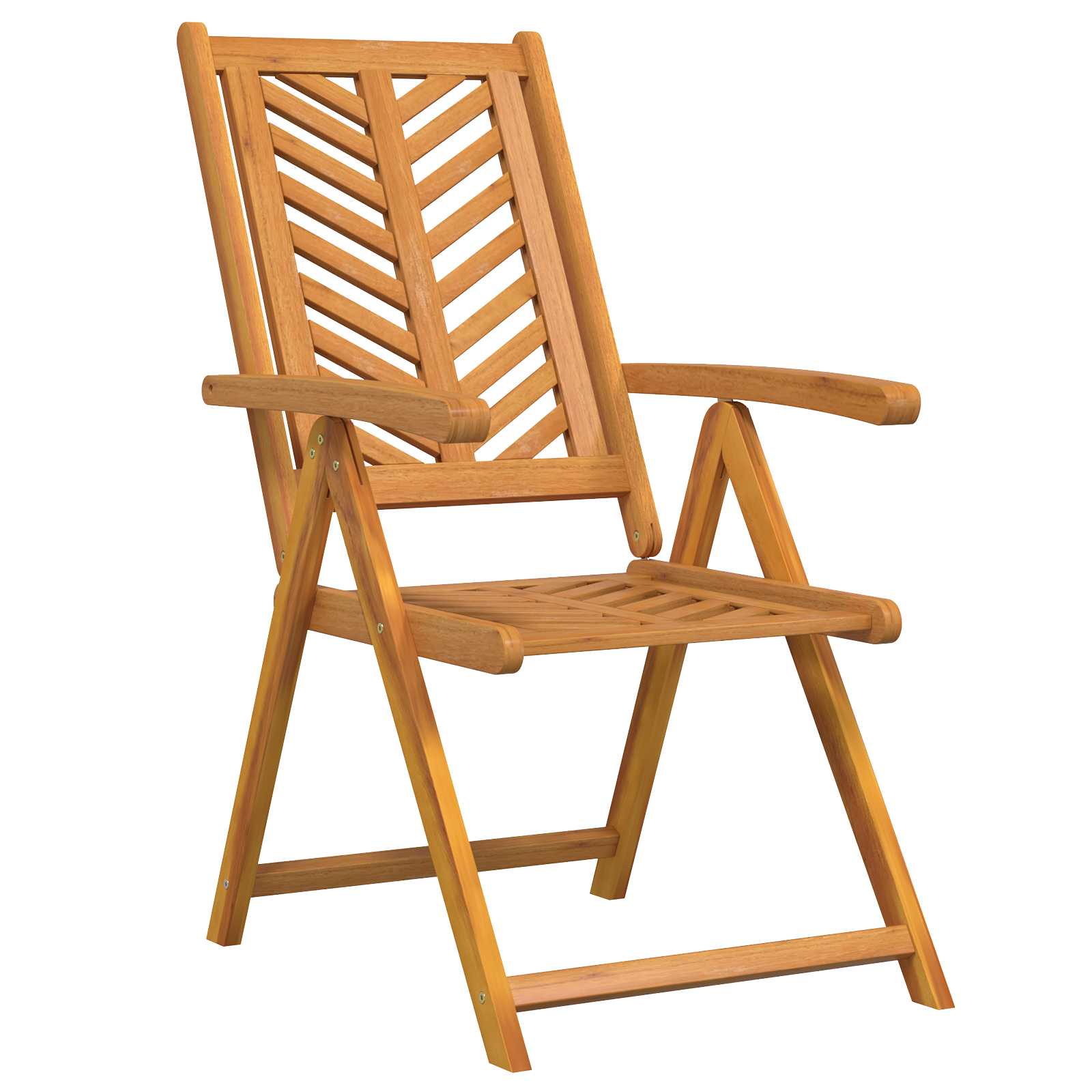 Scaune de Grădină Reclinabile 4 pcs Lemn Solid de Acacia GartenMobel Dekor