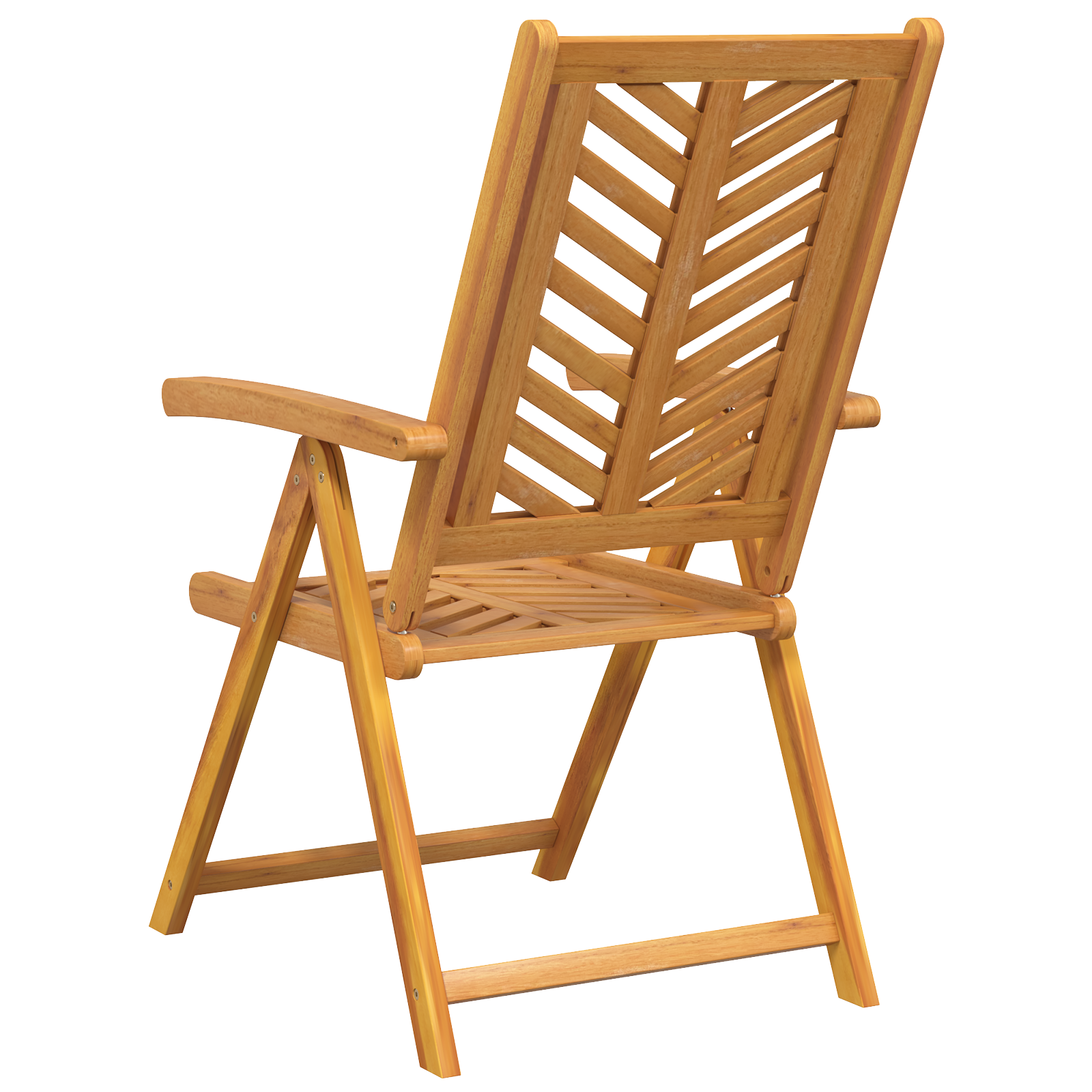 Scaune de Grădină Reclinabile 4 pcs Lemn Solid de Acacia GartenMobel Dekor