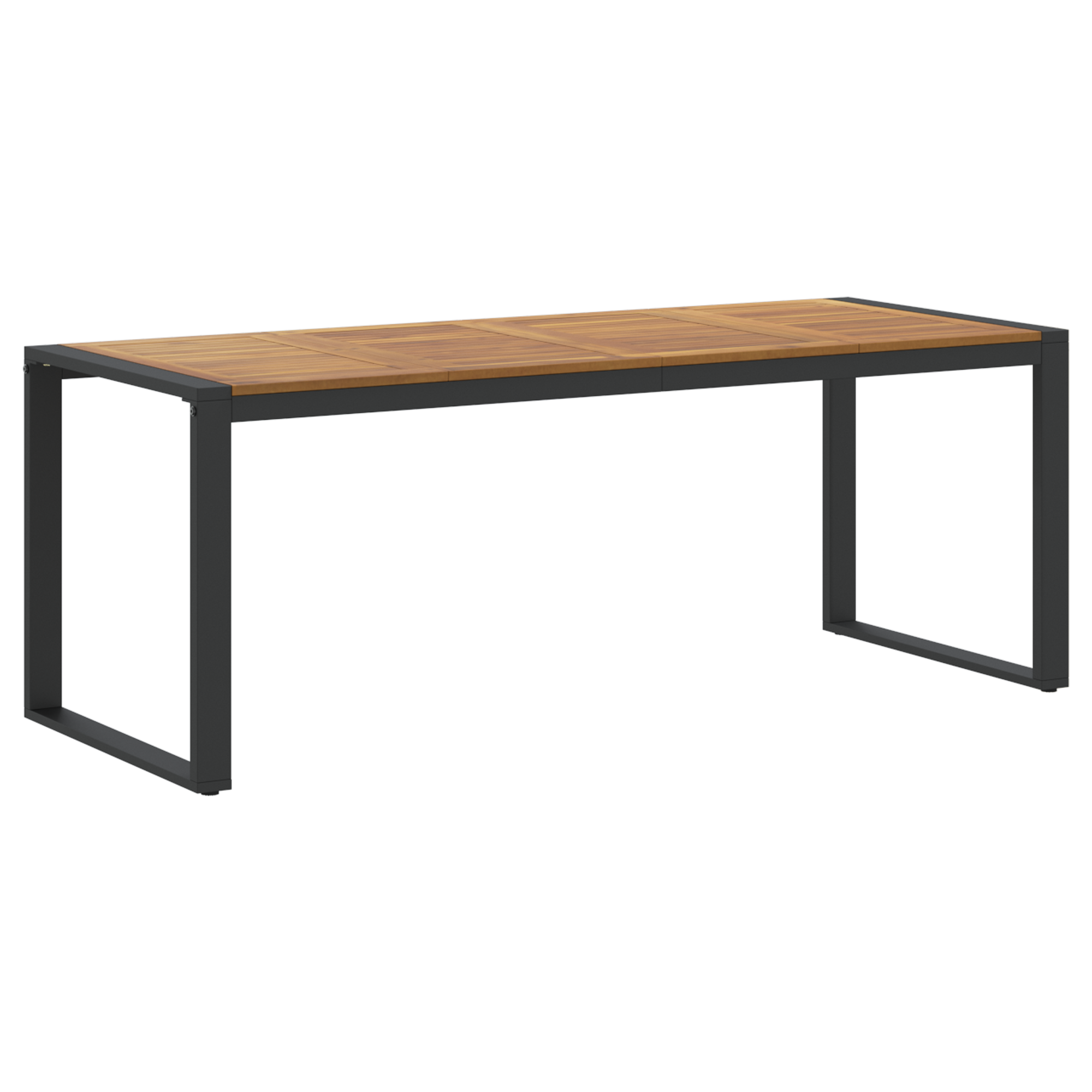 Set de Dining cu 5 Piese din Lemn Masiv de Acacia și Metal GartenMobel Dekor