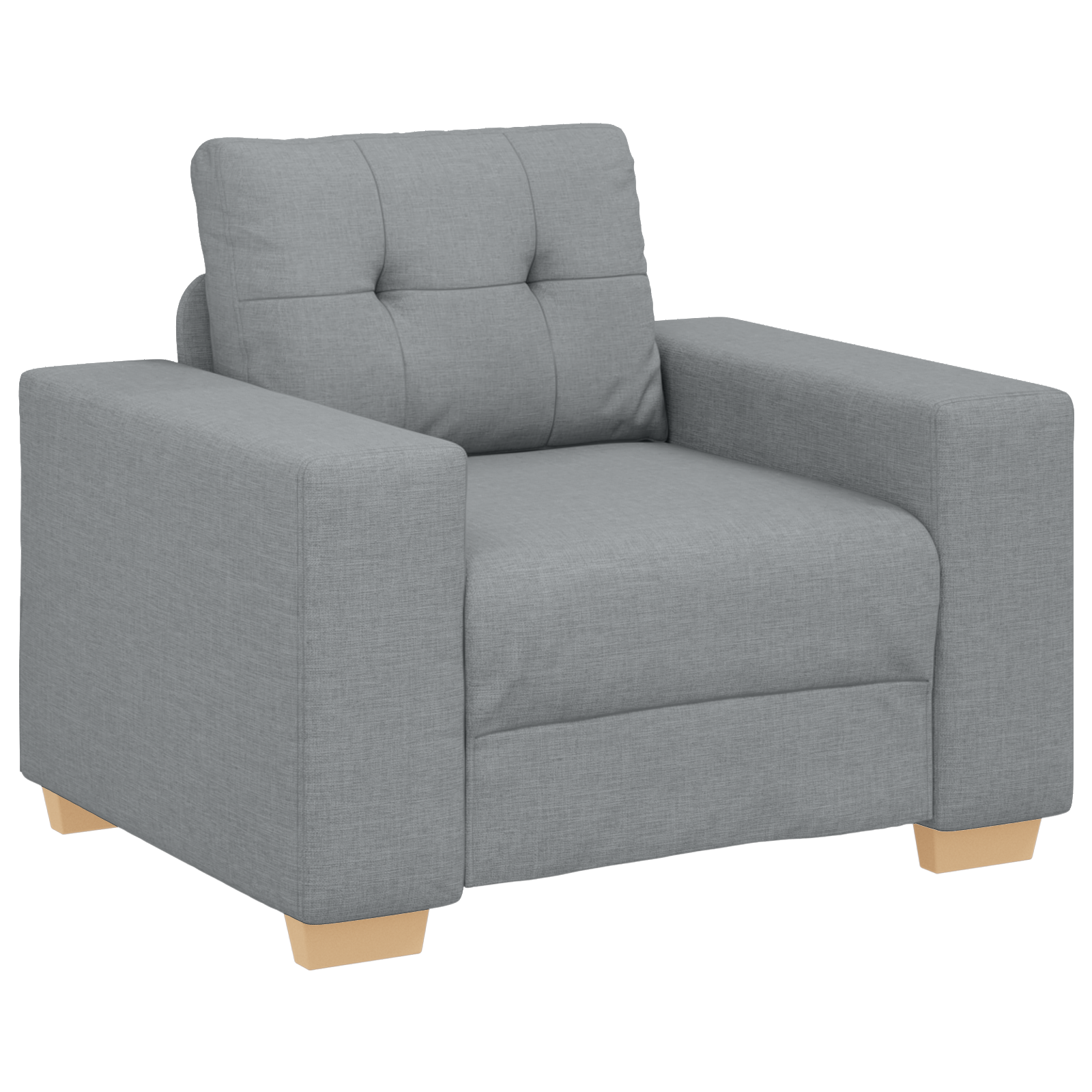 Set canapea, 3 piese, perne gri deschis, textil GartenMobel Dekor
