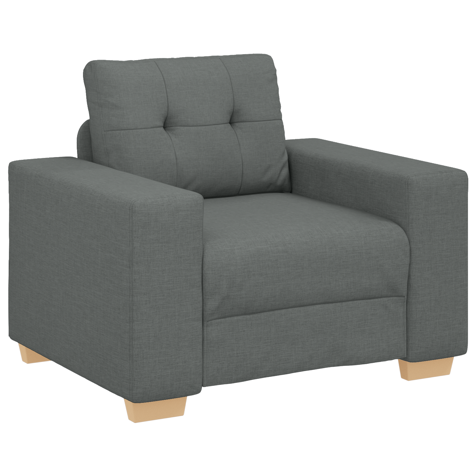 Set canapea, 3 piese, perne gri închis, textil GartenMobel Dekor