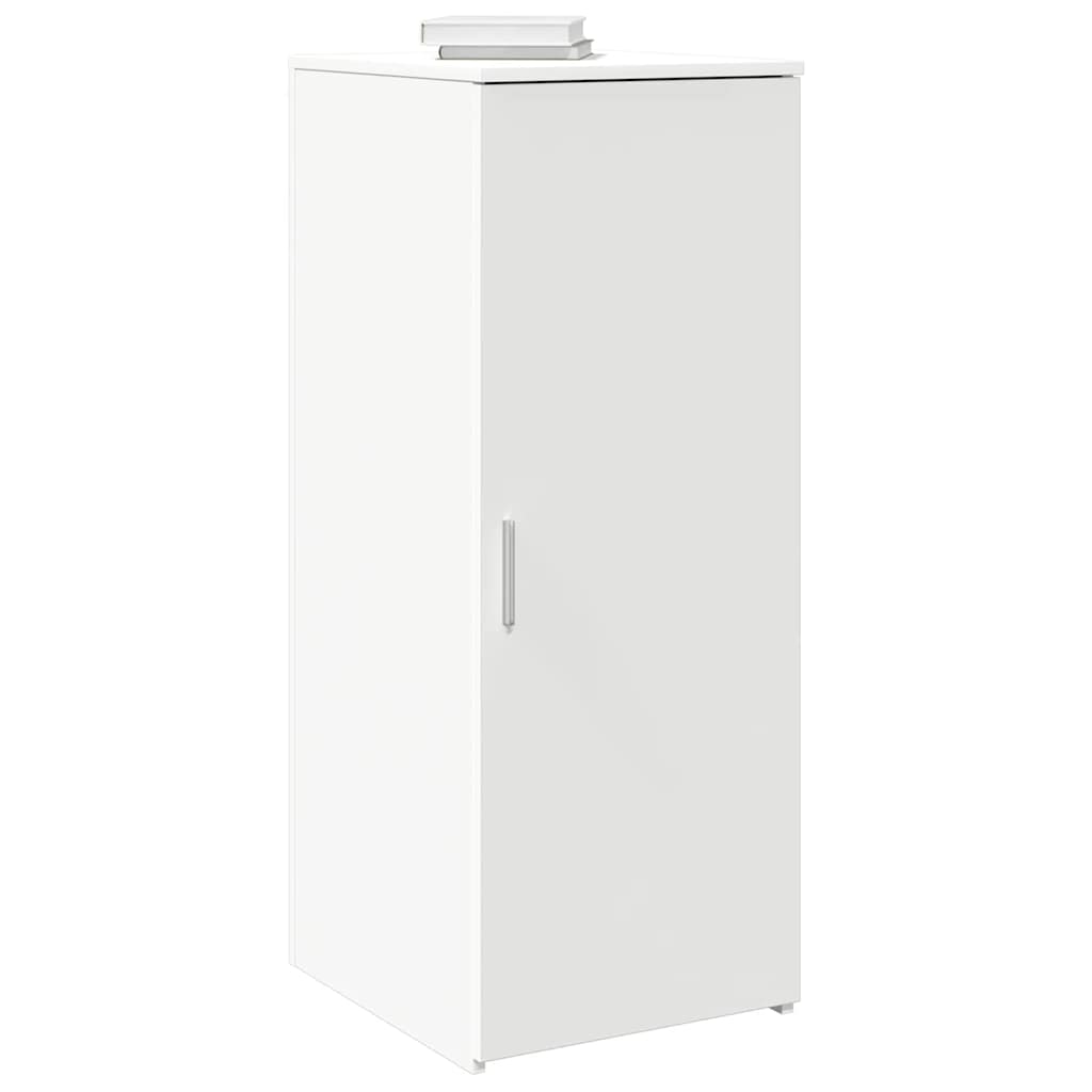 Dulap de depozitare alb 40x45x103,5 cm din lemn prelucrat GartenMobel Dekor