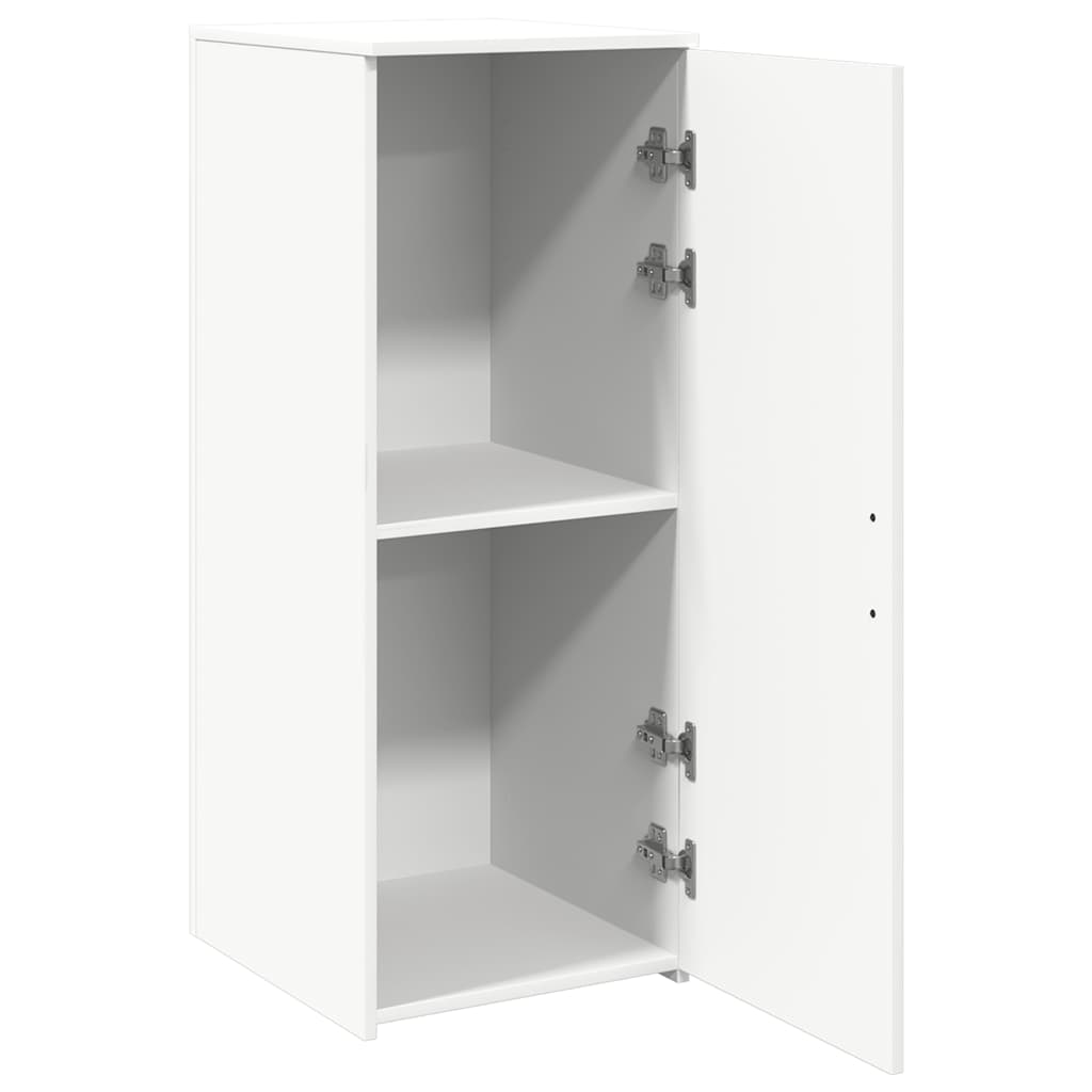 Dulap de depozitare alb 40x45x103,5 cm din lemn prelucrat GartenMobel Dekor