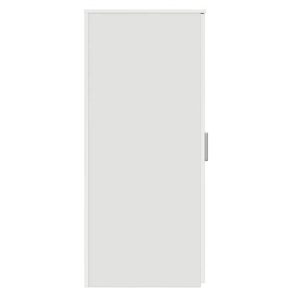 Dulap de depozitare alb 40x45x103,5 cm din lemn prelucrat GartenMobel Dekor