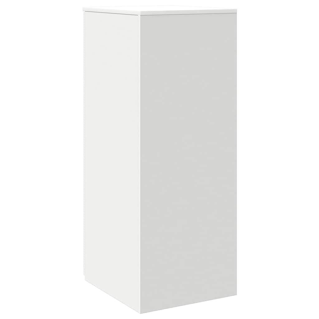Dulap de depozitare alb 40x45x103,5 cm din lemn prelucrat GartenMobel Dekor