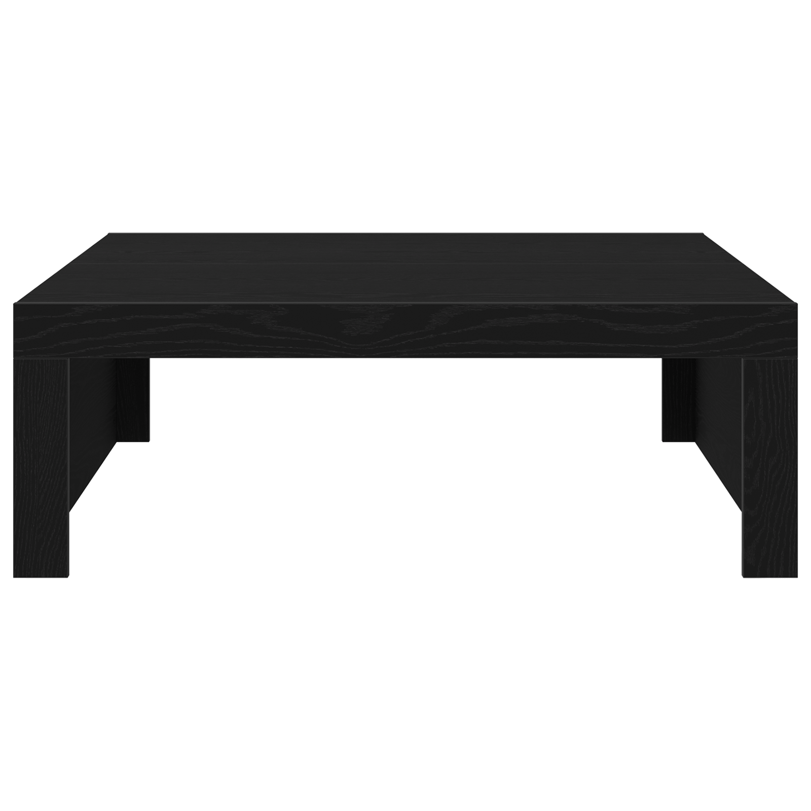 Masă de cafea din stejar negru - 100x100x35 cm din lemn laminat GartenMobel Dekor