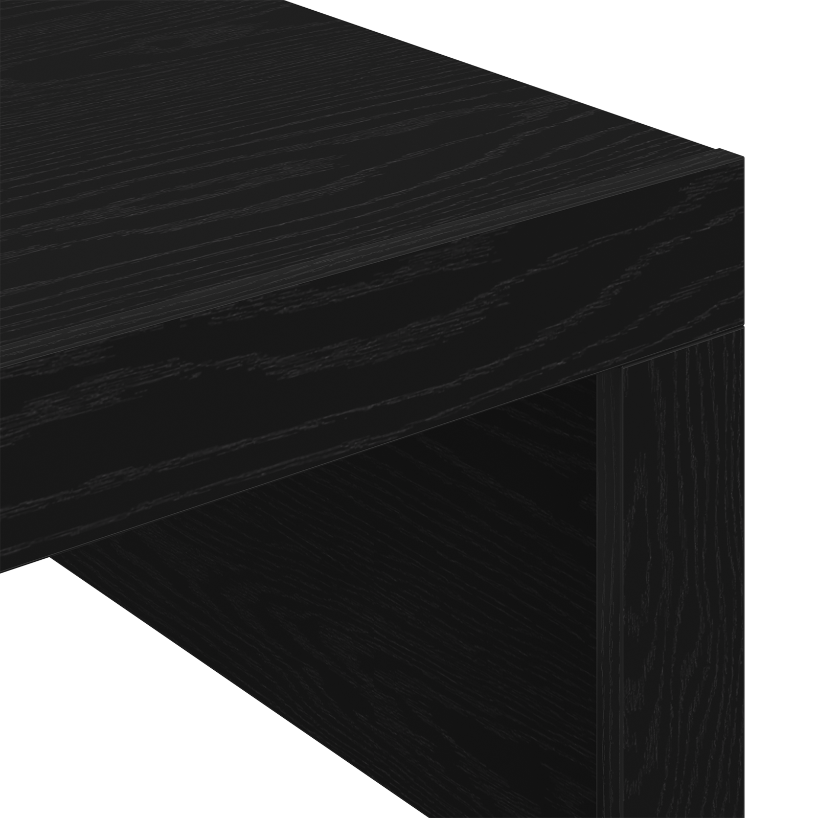 Masă de cafea din stejar negru - 100x100x35 cm din lemn laminat GartenMobel Dekor