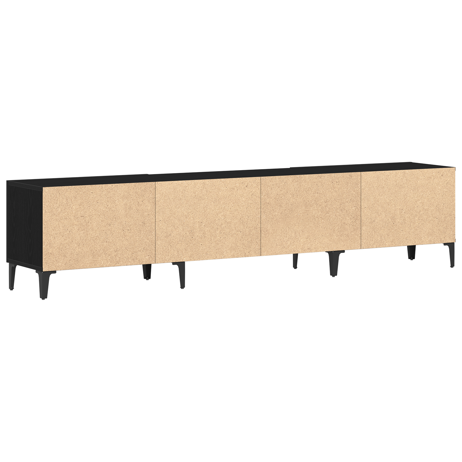 Dulap TV, stejar negru, 180x31,5x40 cm, lemn prelucrat GartenMobel Dekor