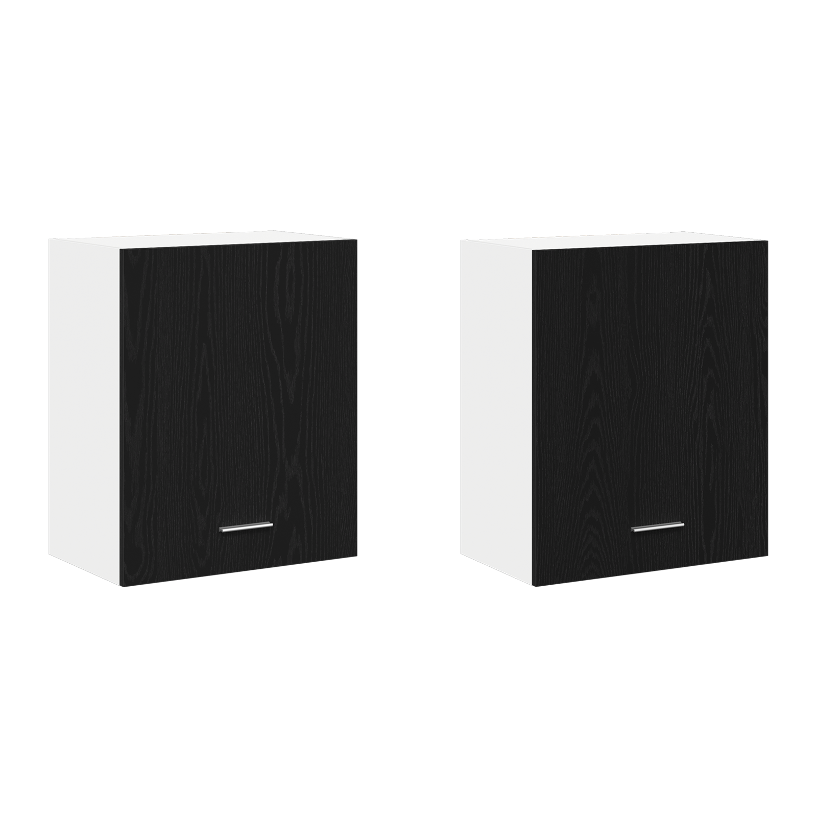 Dulapuri Suspendate - 2 Pachete - Stejar Negru, 100x31x60 cm - Fabricate din Lemn Prelucrat GartenMobel Dekor